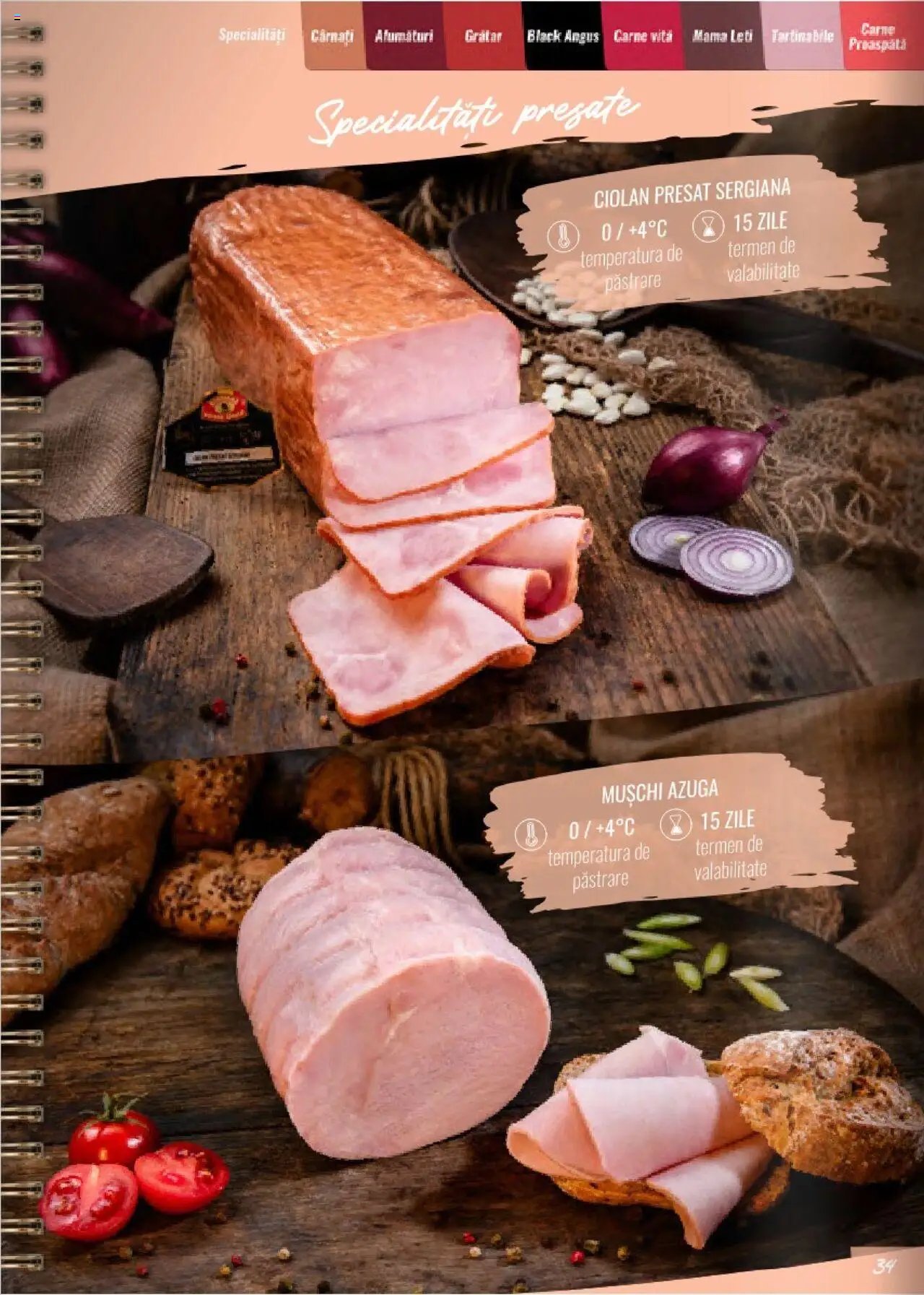 Sergiana catalog - Specialități