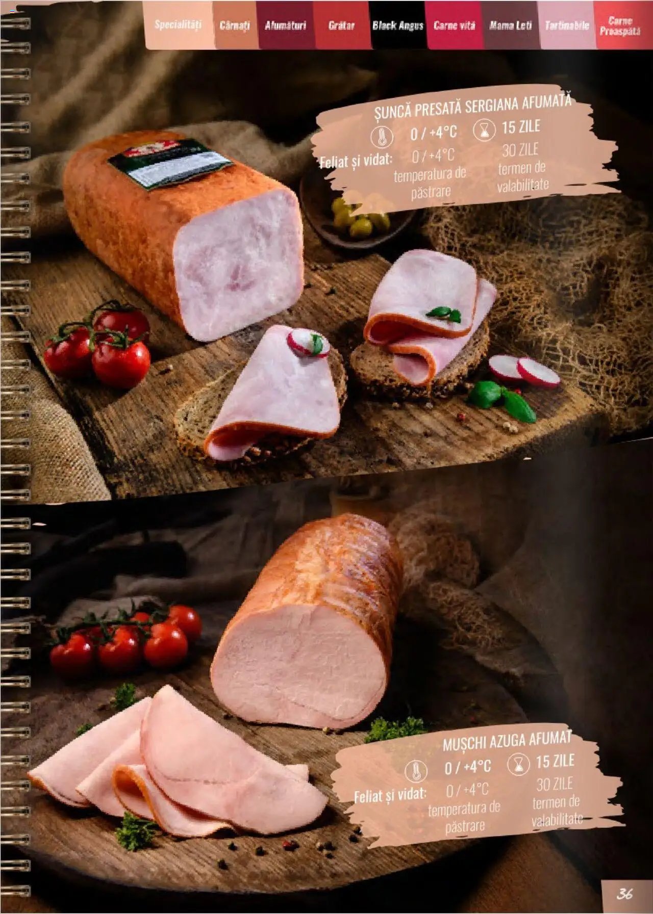 Sergiana catalog - Specialități