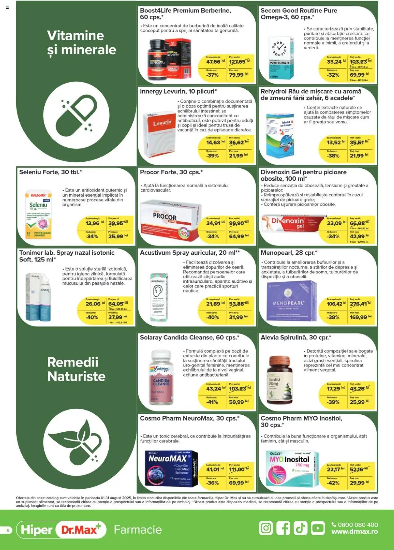 Dr.Max catalog - Hiper-farmacii