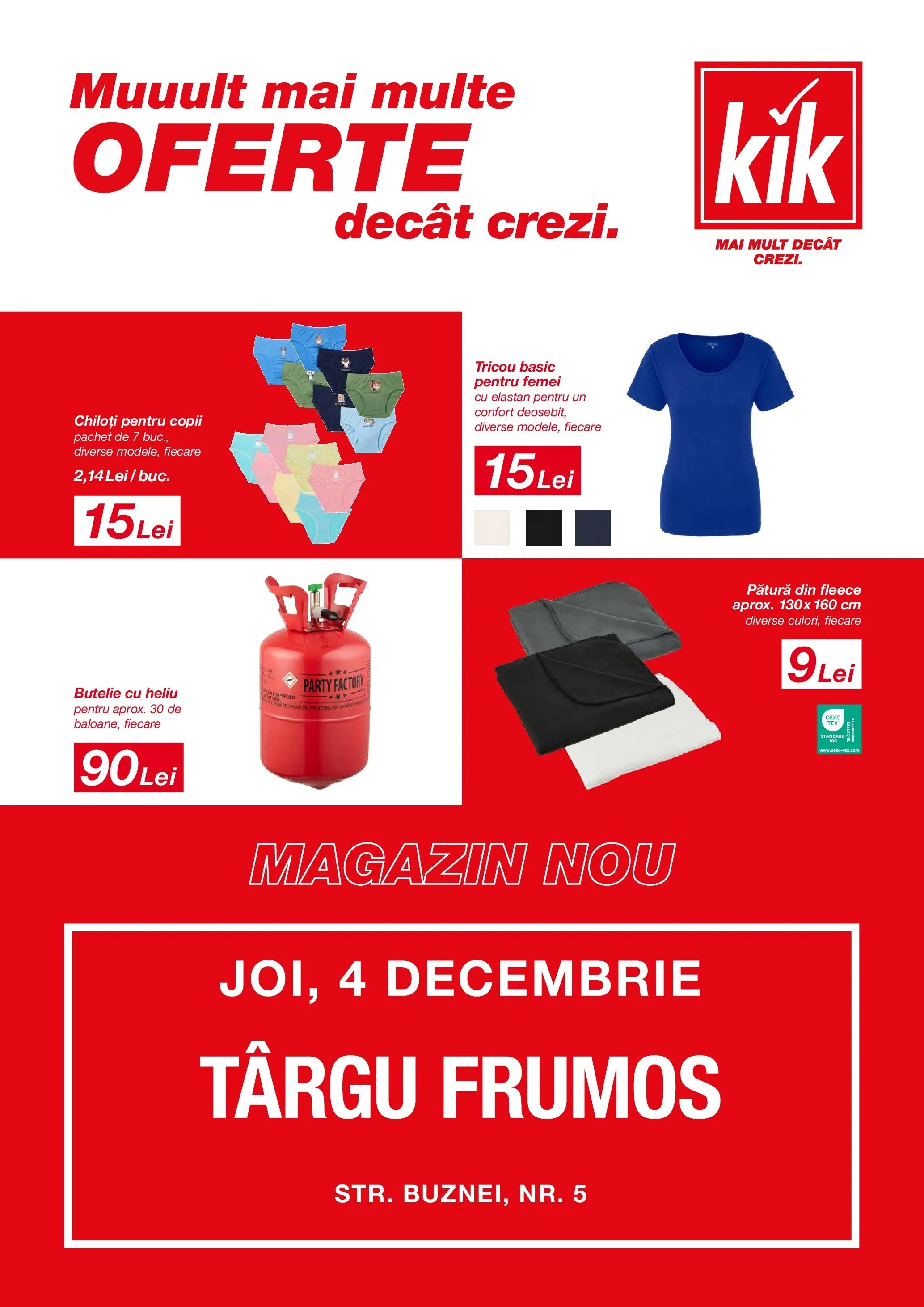 Catalog Kik - Târgu Frumos