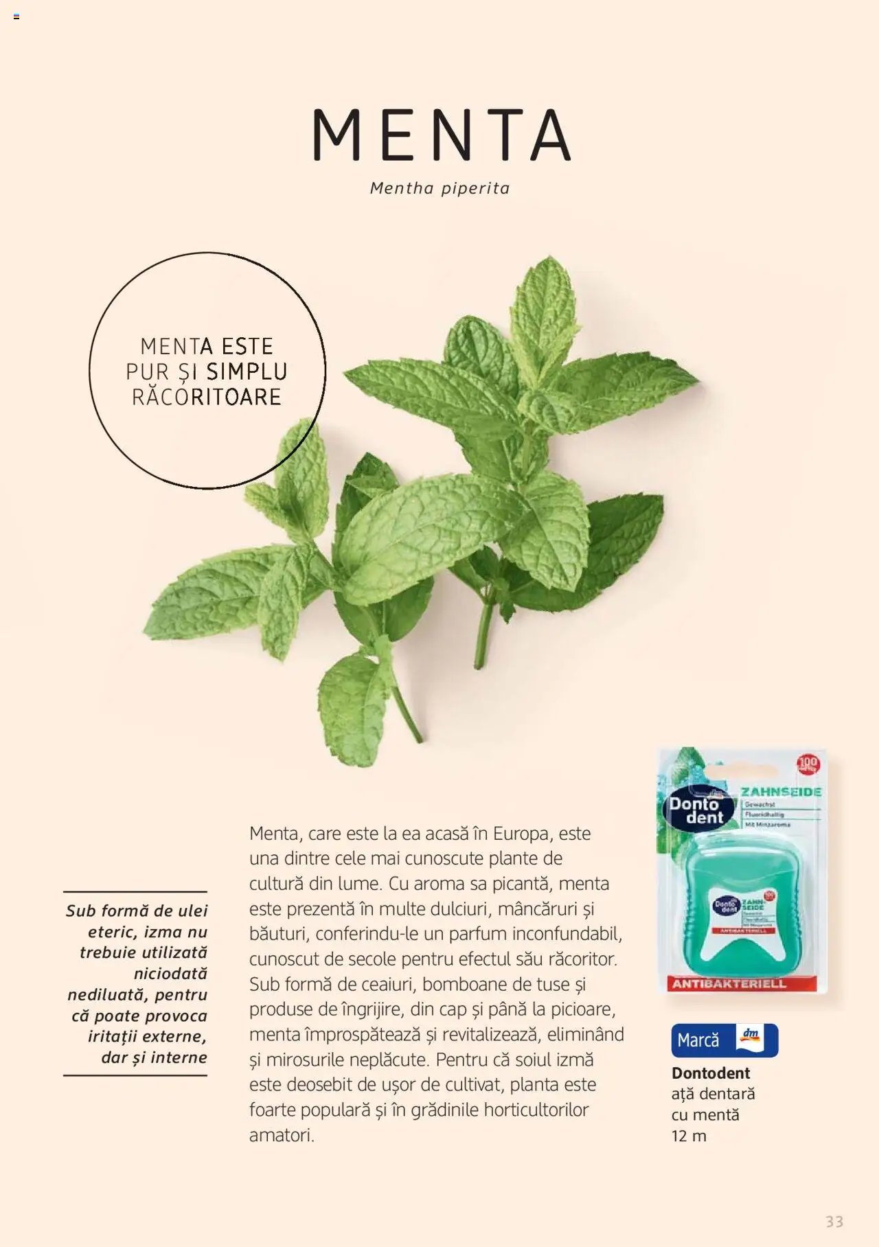 DM drogeriemarkt catalog - Broșura despre plante și ierburi