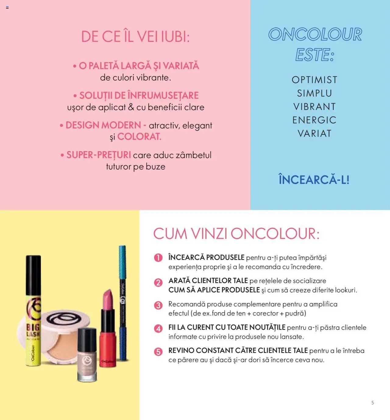 Oriflame catalog - Ghid Oncolour  