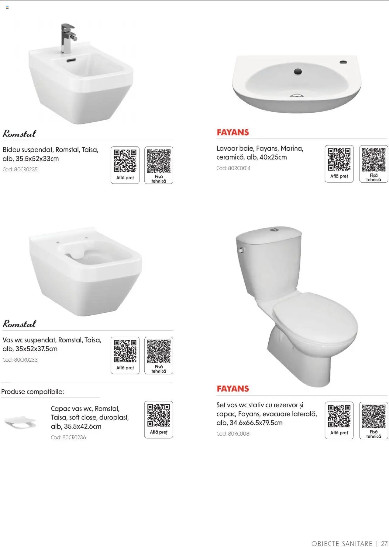 Catalog Romstal