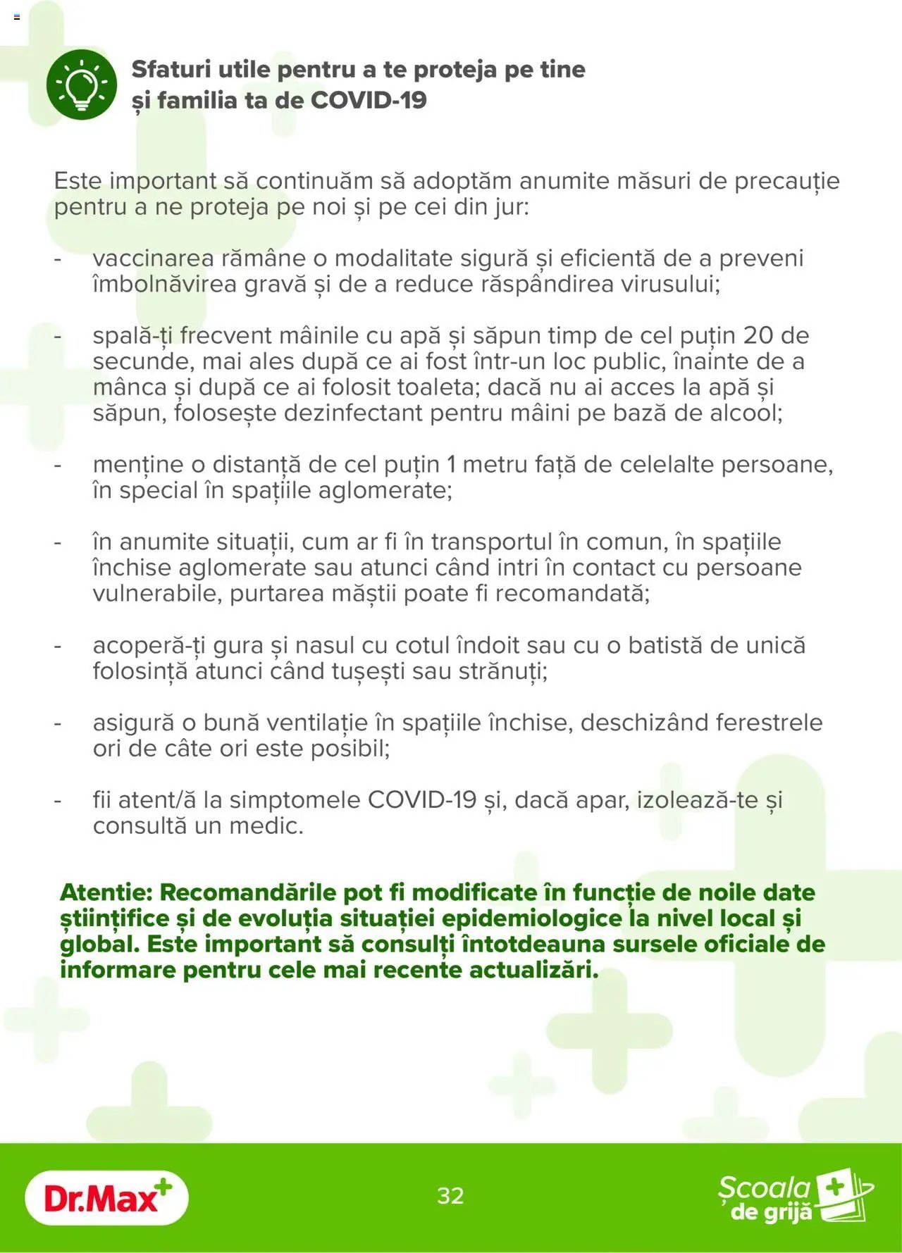 Dr.Max catalog - Ghidul de toamna