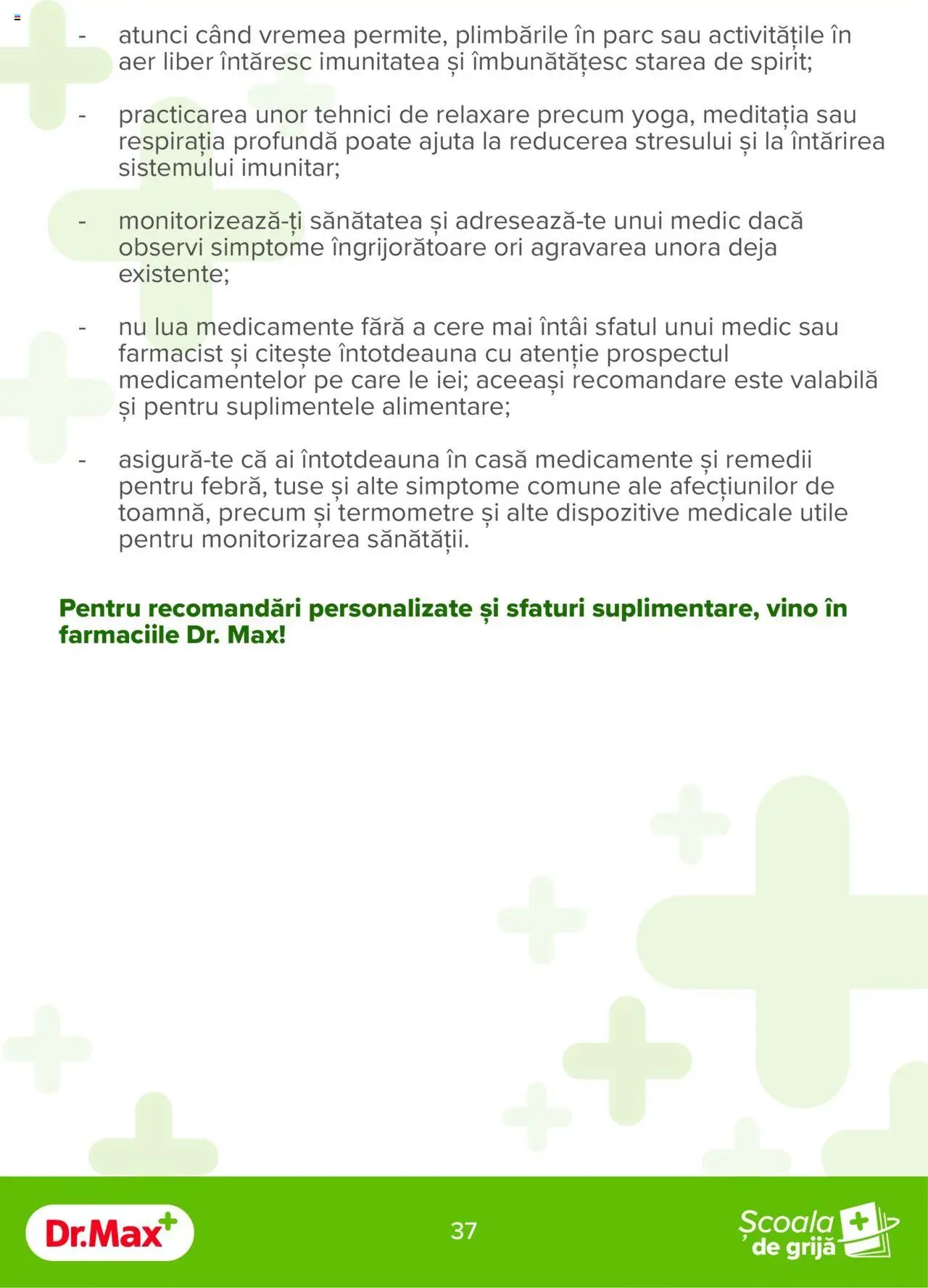 Dr.Max catalog - Ghidul de toamna