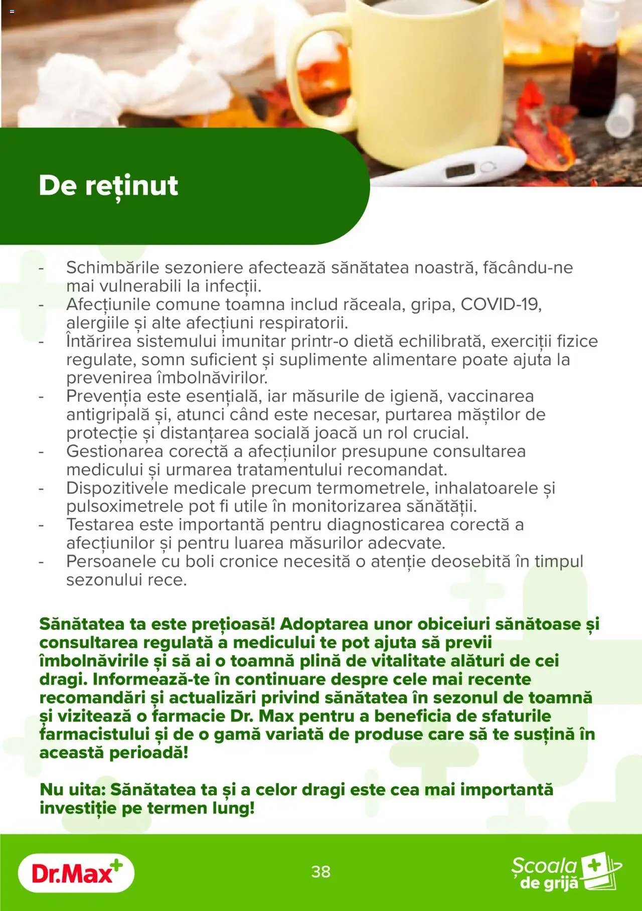 Dr.Max catalog - Ghidul de toamna