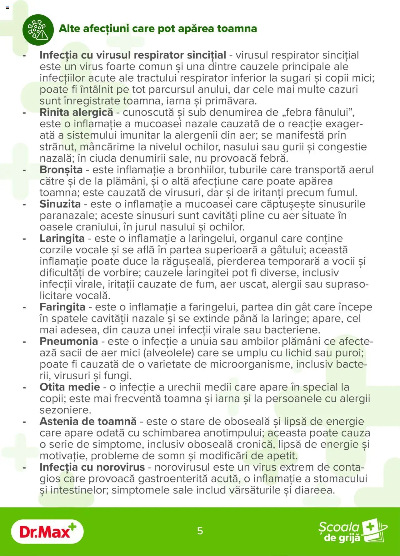 Dr.Max catalog - Ghidul de toamna