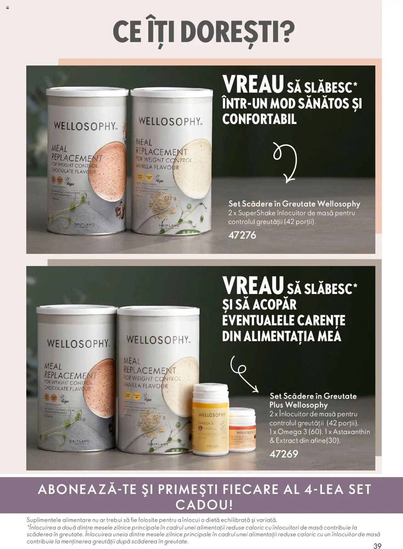 Oriflame catalog - Wellosophy