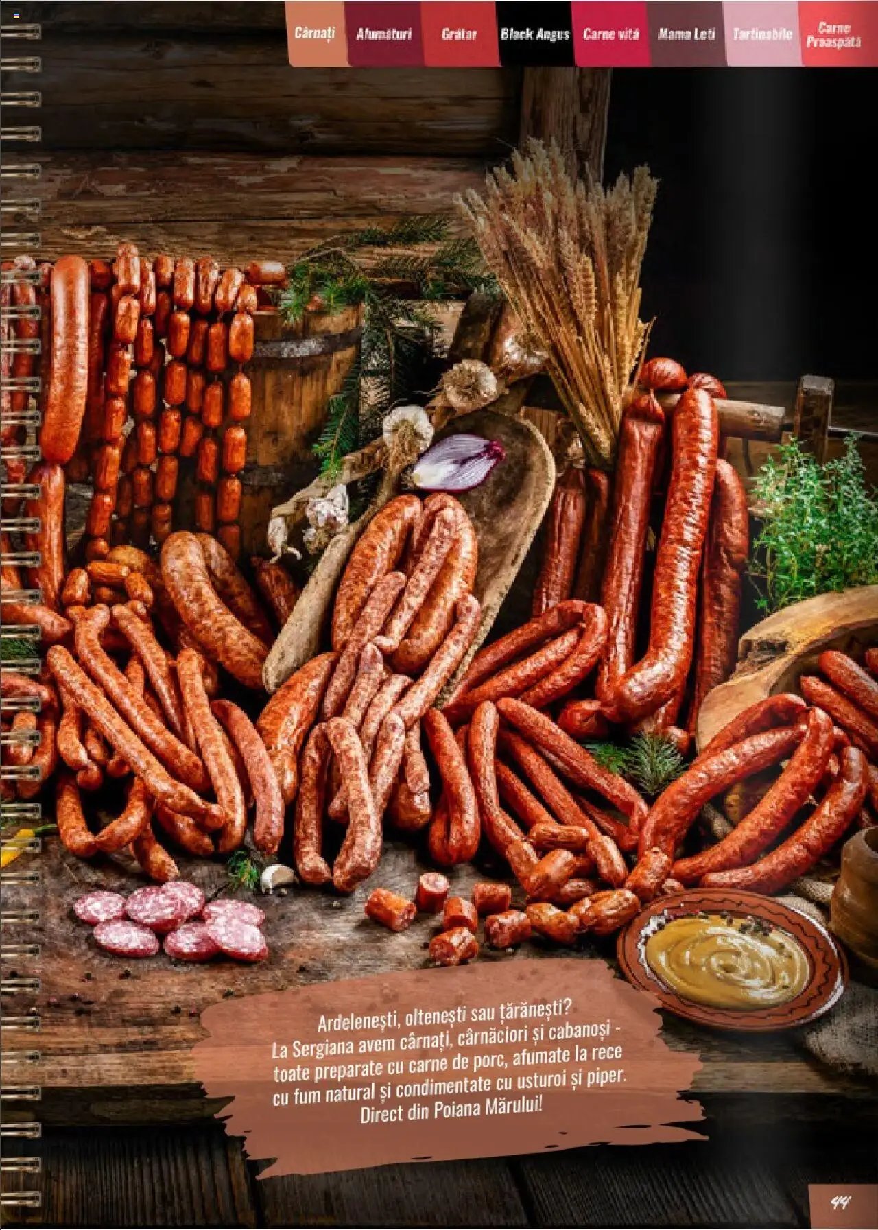 Sergiana catalog - Cârnaţi