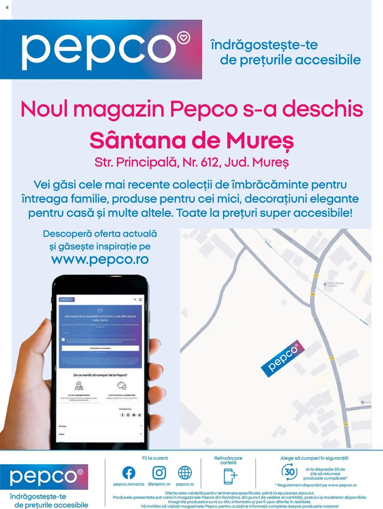 Pepco catalog - Deschidere magazin Sântana de Mureș