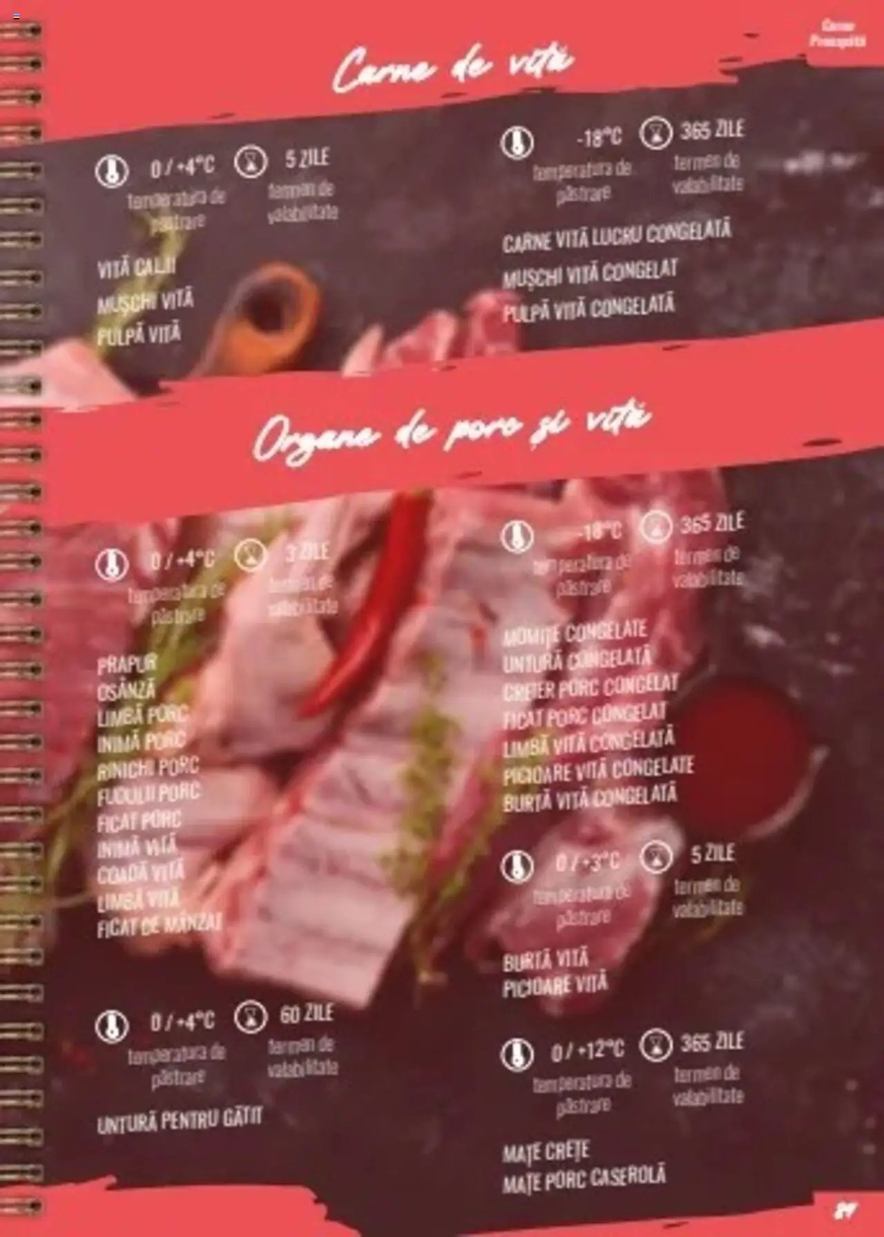 Sergiana catalog - Cărnuri proaspete