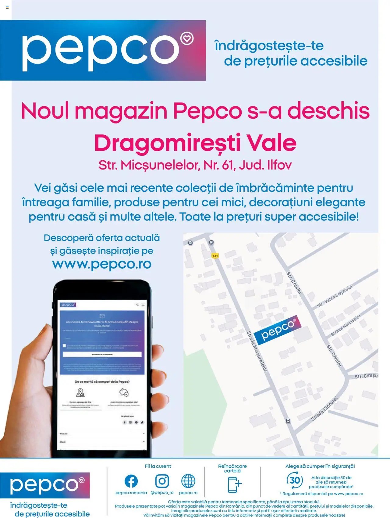 Pepco catalog - Deschidere magazin Dragomirești Vale