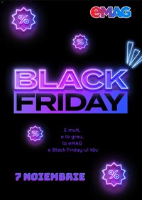 Emag Black Friday notificarea