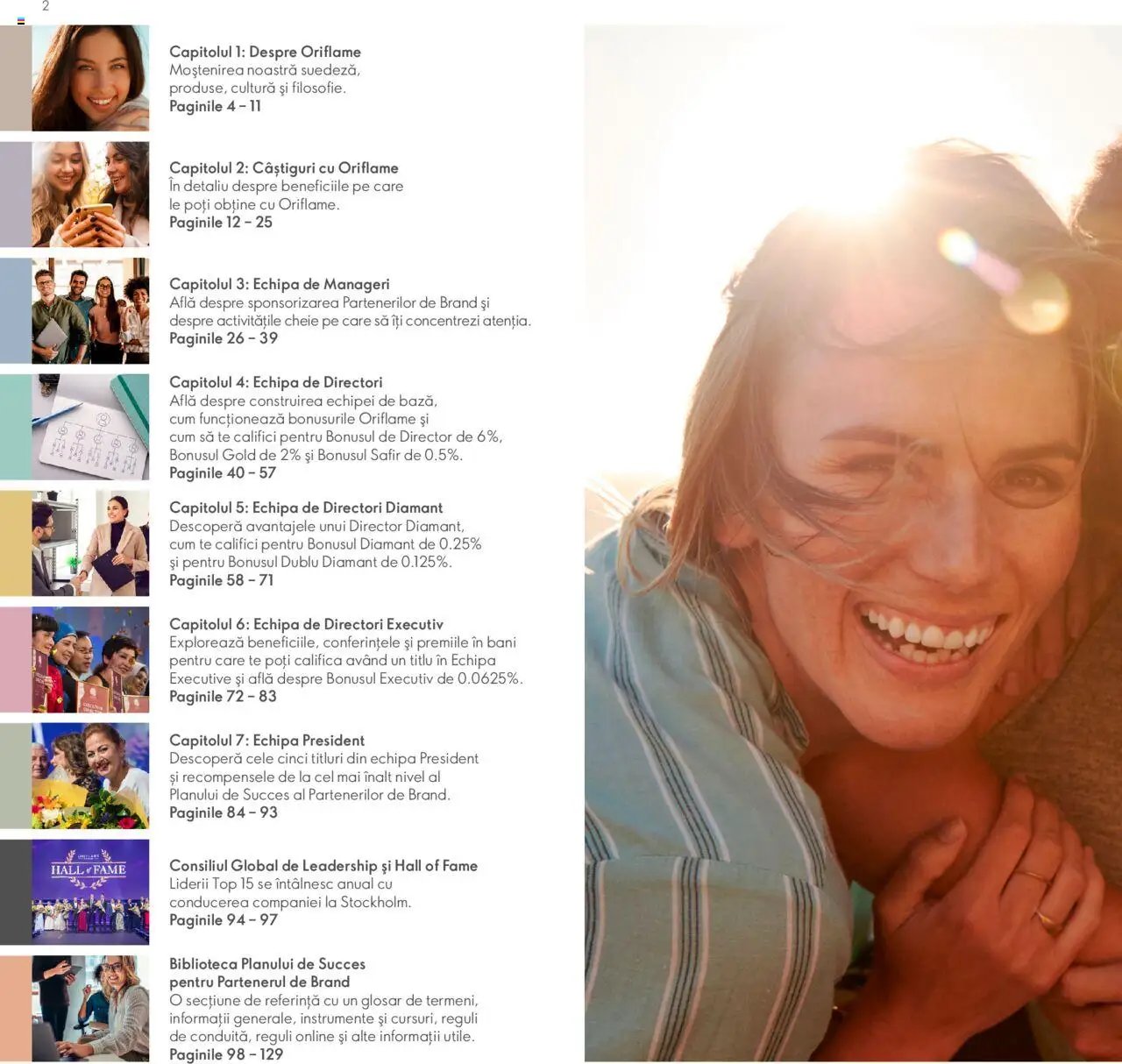 Oriflame catalog - Planul de Succes pentru Partenerul de Brand