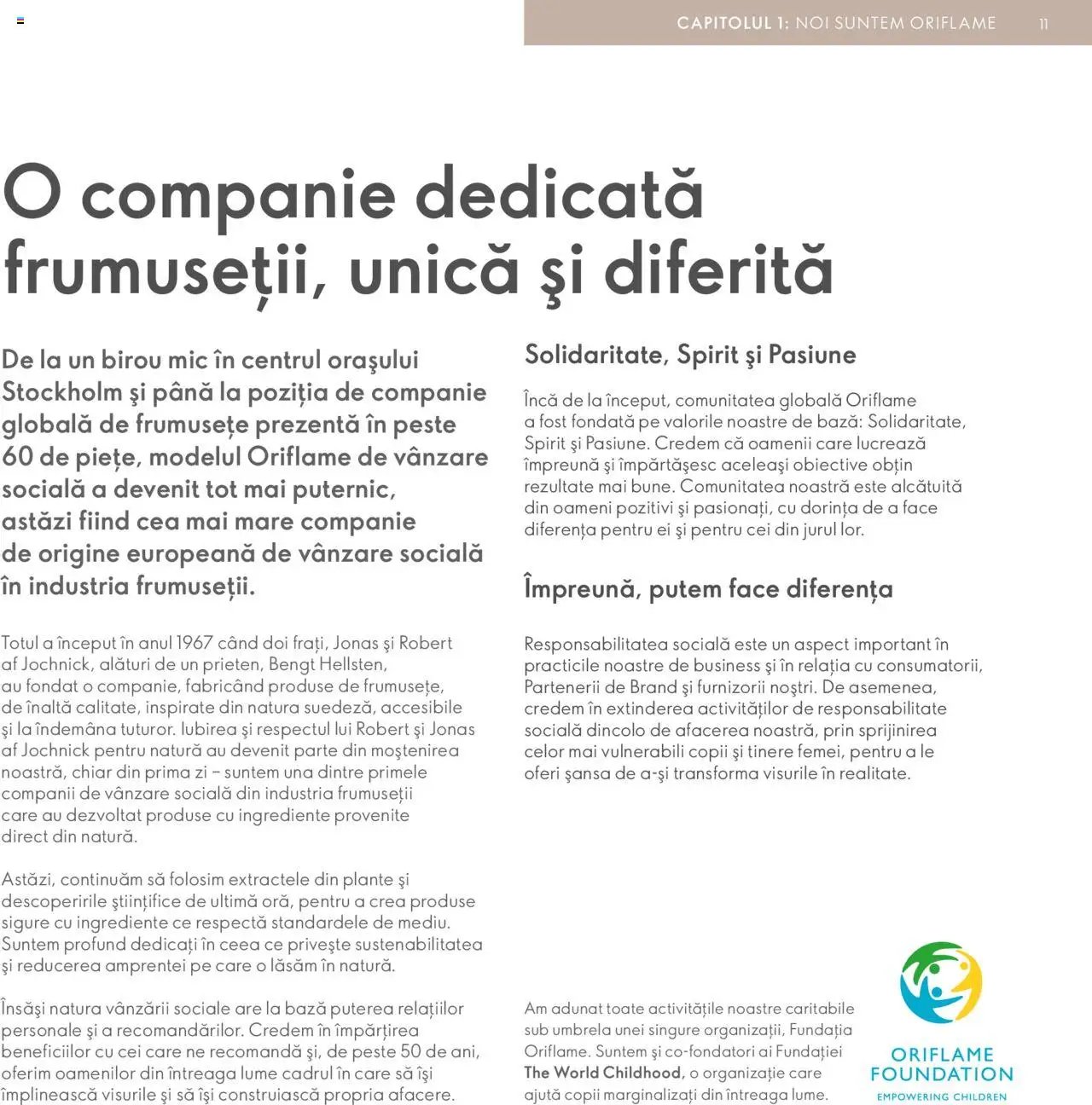 Oriflame catalog - Planul de Succes pentru Partenerul de Brand