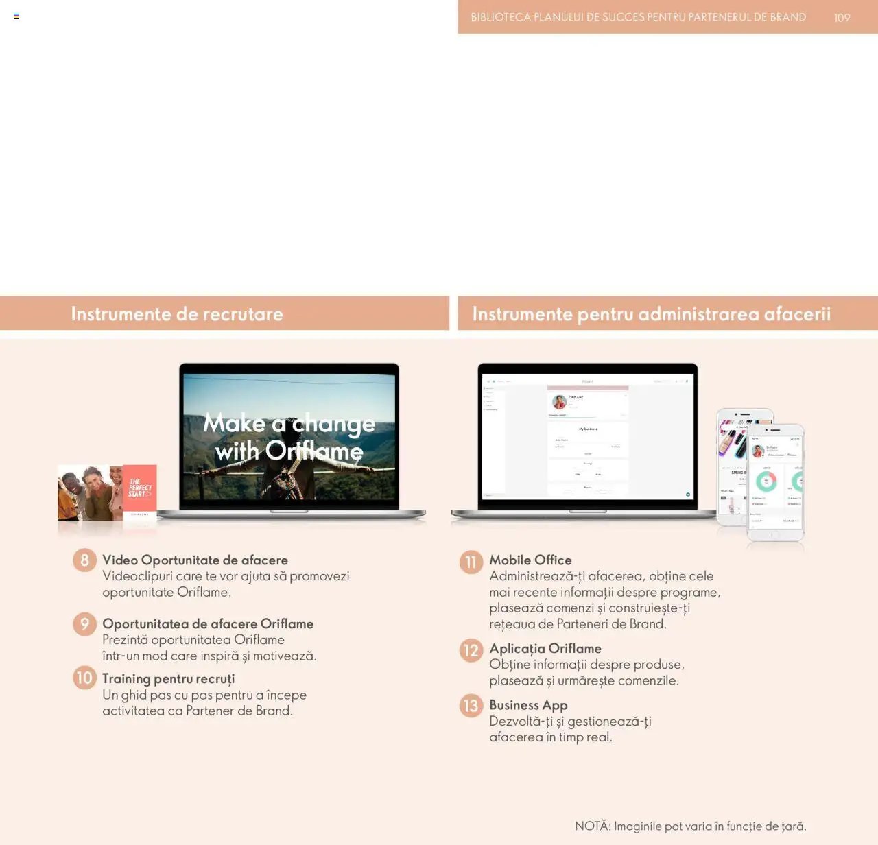 Oriflame catalog - Planul de Succes pentru Partenerul de Brand