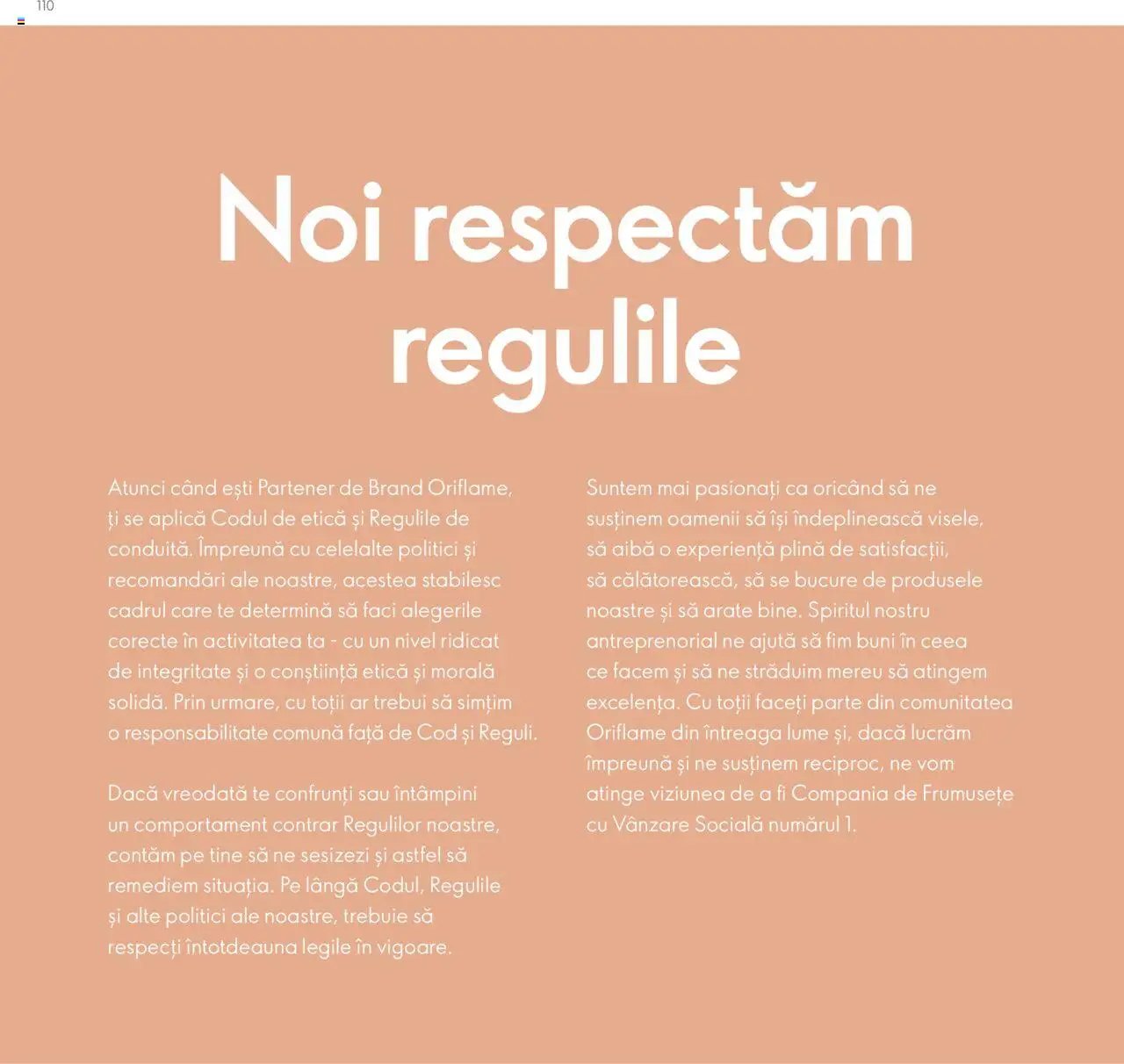 Oriflame catalog - Planul de Succes pentru Partenerul de Brand