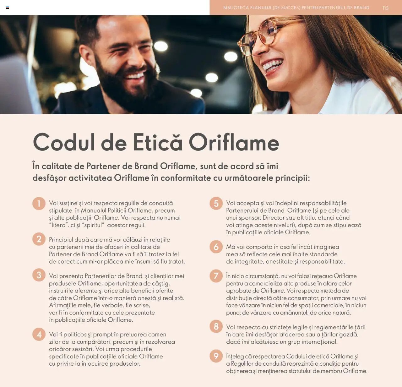 Oriflame catalog - Planul de Succes pentru Partenerul de Brand