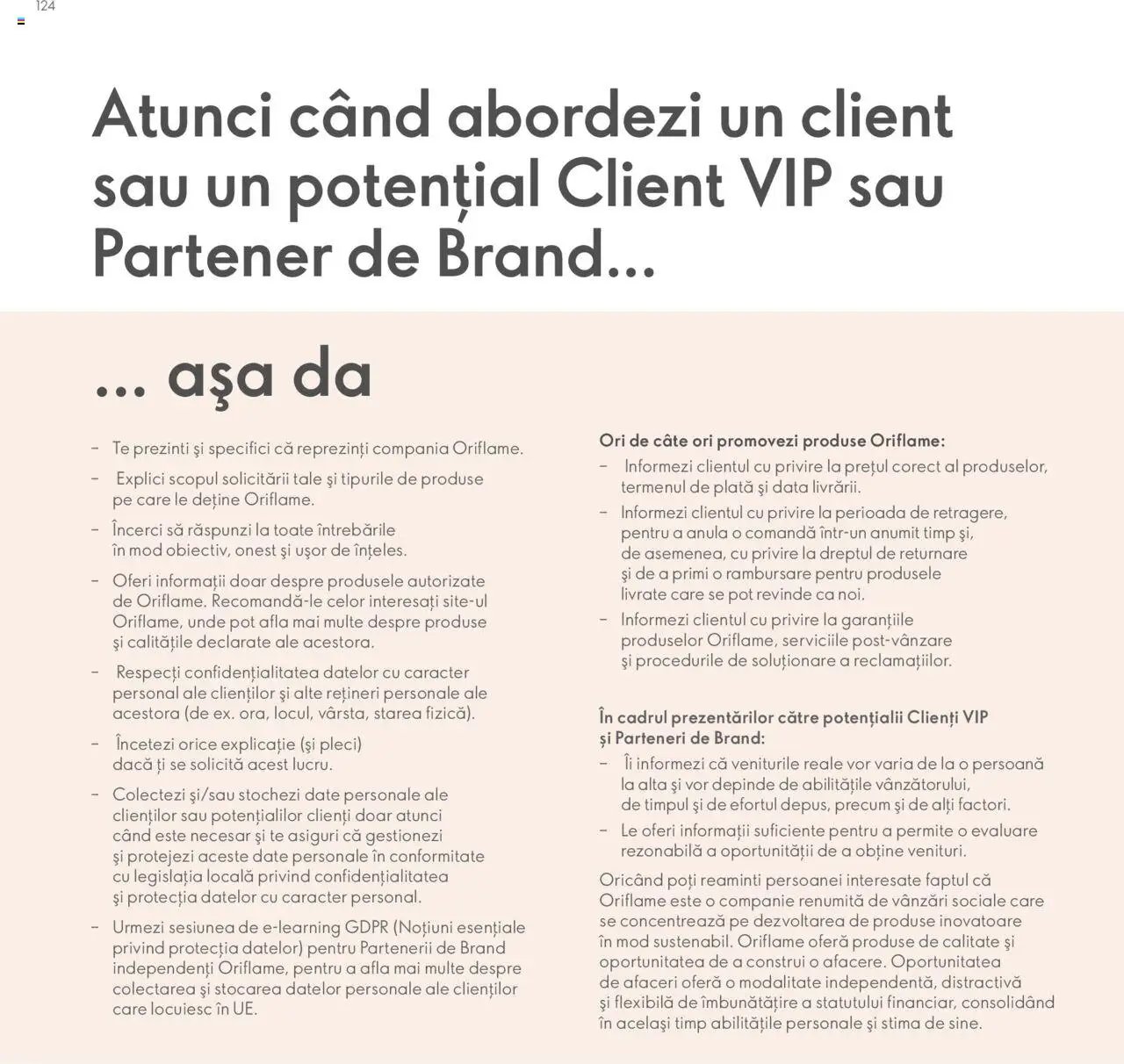 Oriflame catalog - Planul de Succes pentru Partenerul de Brand