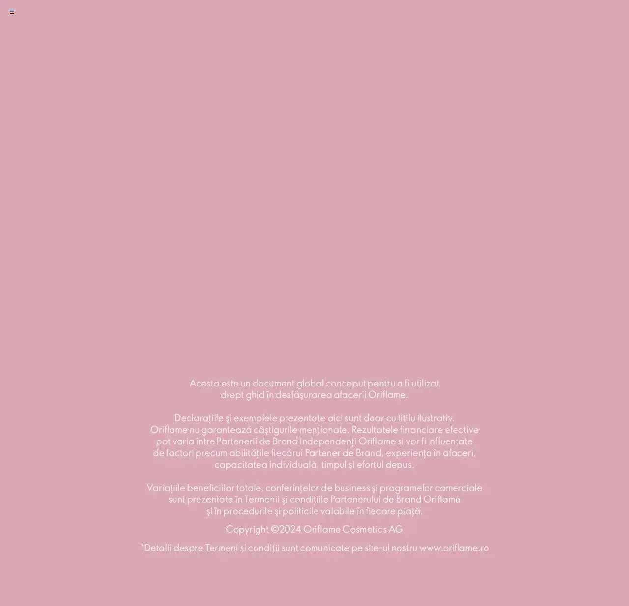 Oriflame catalog - Planul de Succes pentru Partenerul de Brand