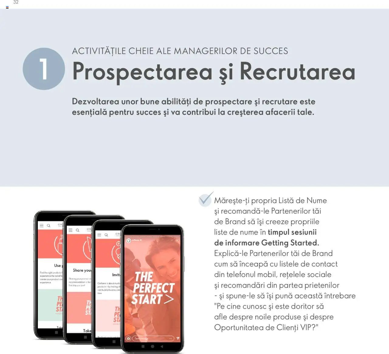 Oriflame catalog - Planul de Succes pentru Partenerul de Brand