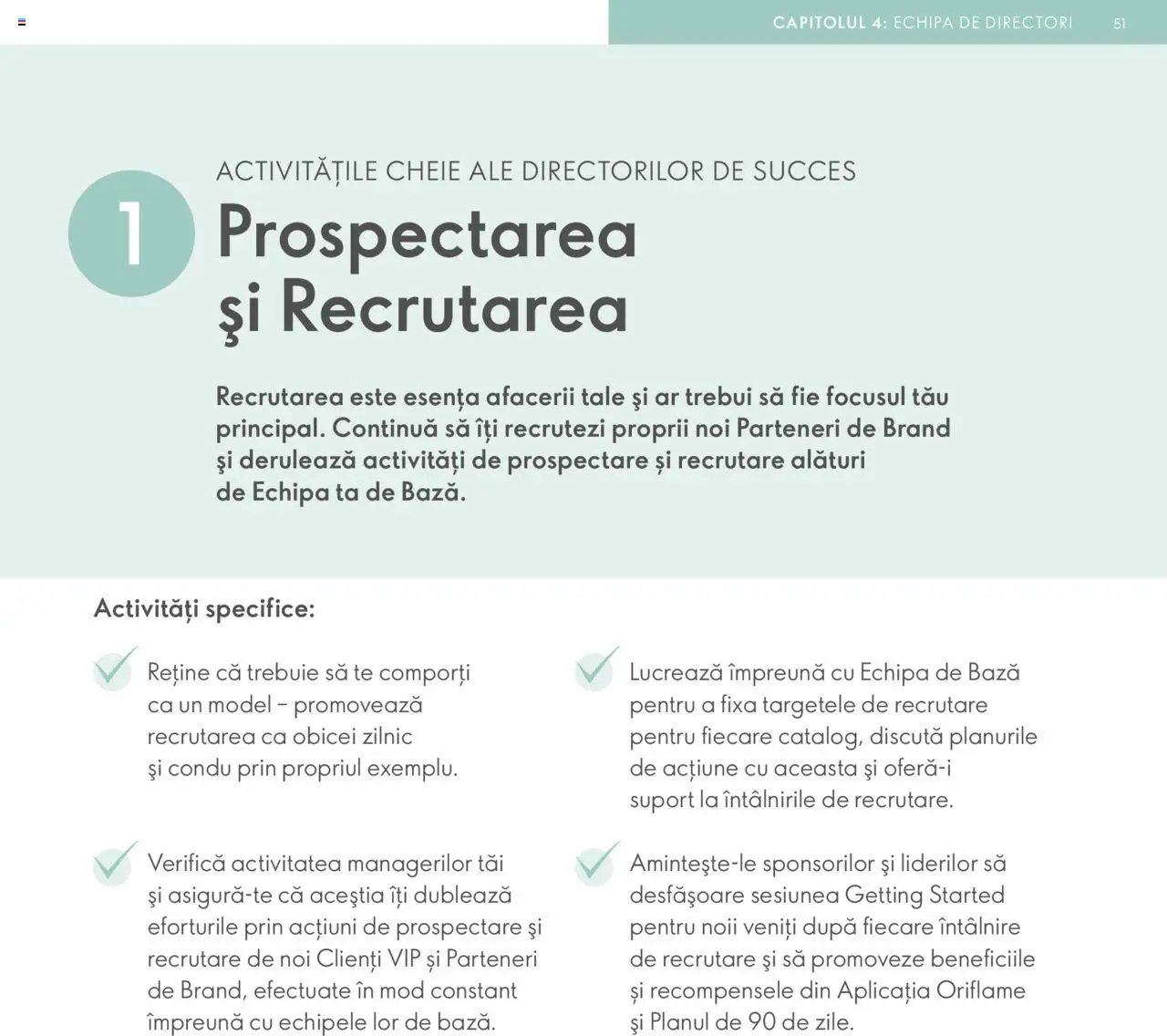 Oriflame catalog - Planul de Succes pentru Partenerul de Brand