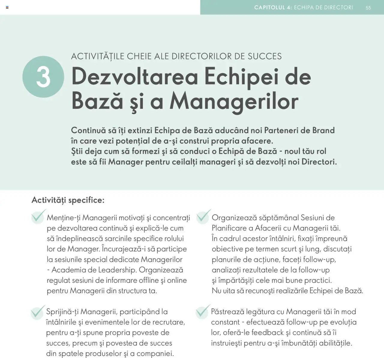 Oriflame catalog - Planul de Succes pentru Partenerul de Brand