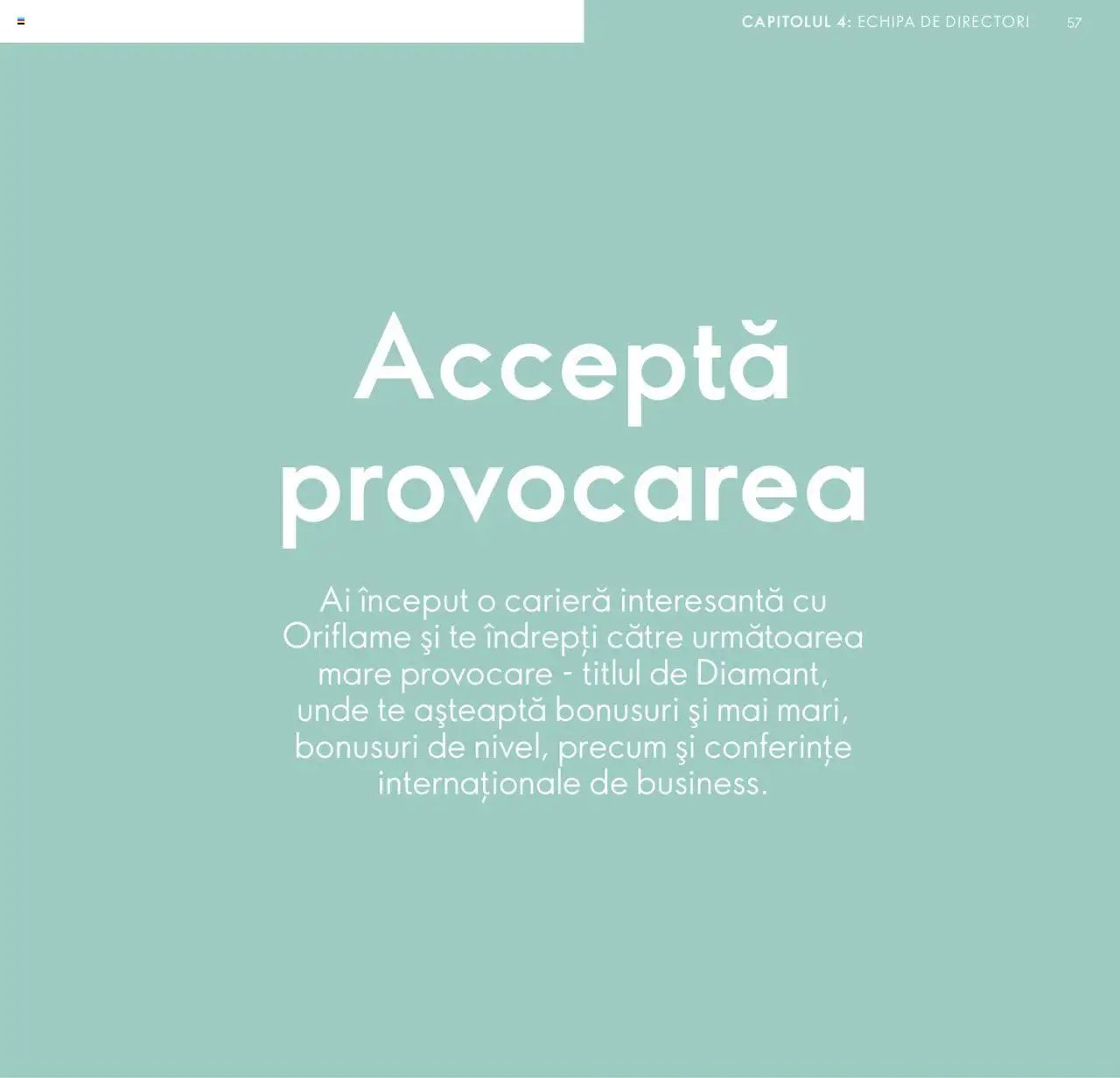 Oriflame catalog - Planul de Succes pentru Partenerul de Brand