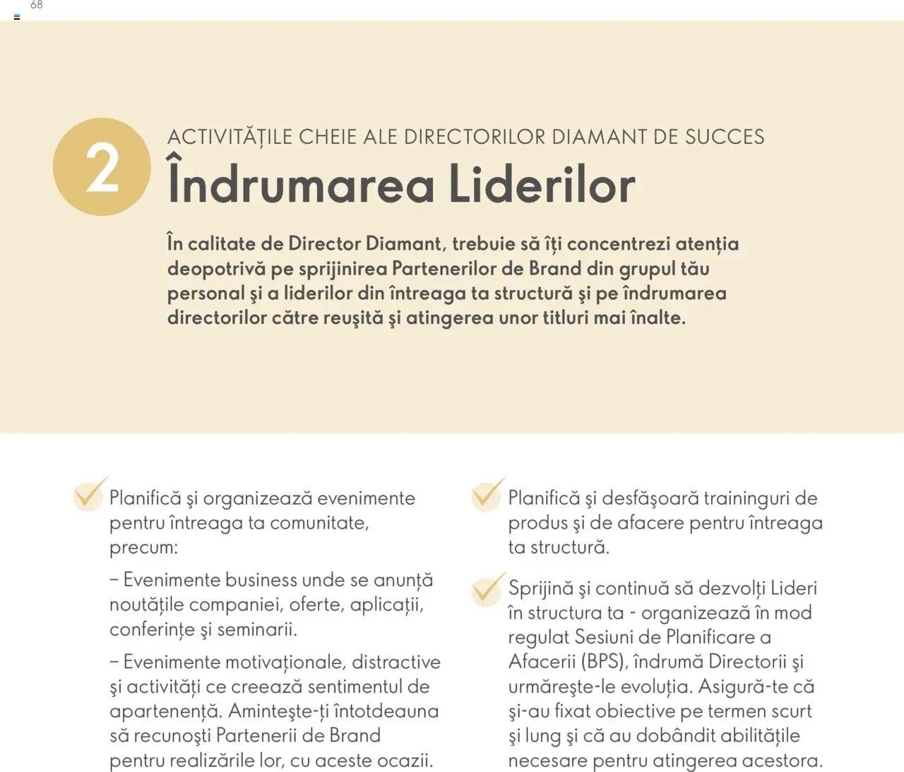 Oriflame catalog - Planul de Succes pentru Partenerul de Brand