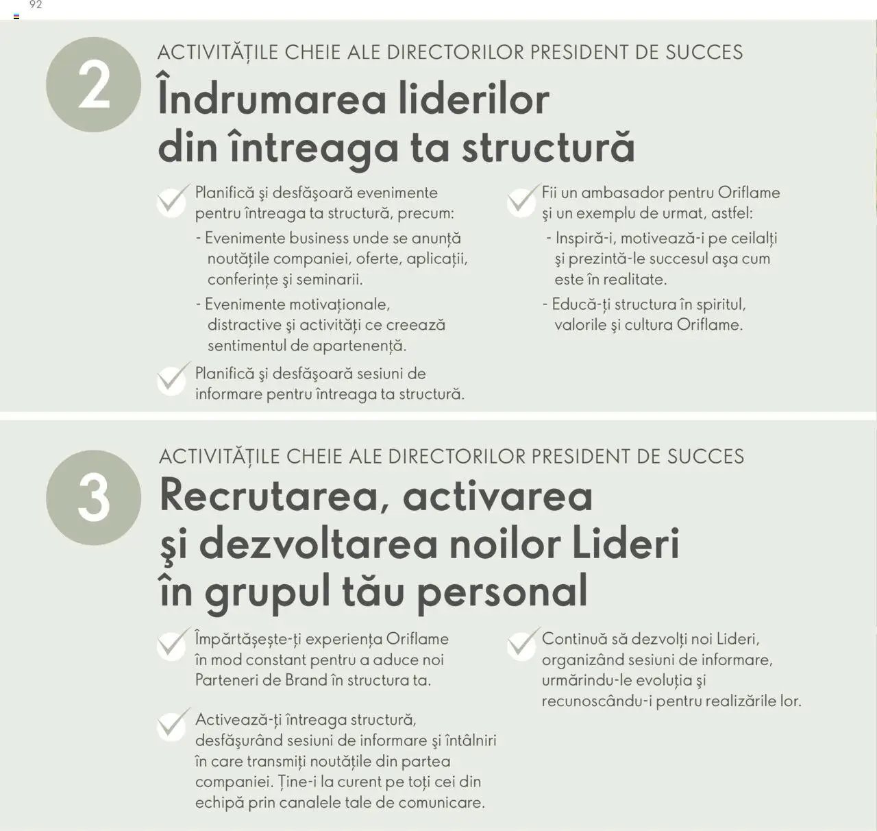 Oriflame catalog - Planul de Succes pentru Partenerul de Brand