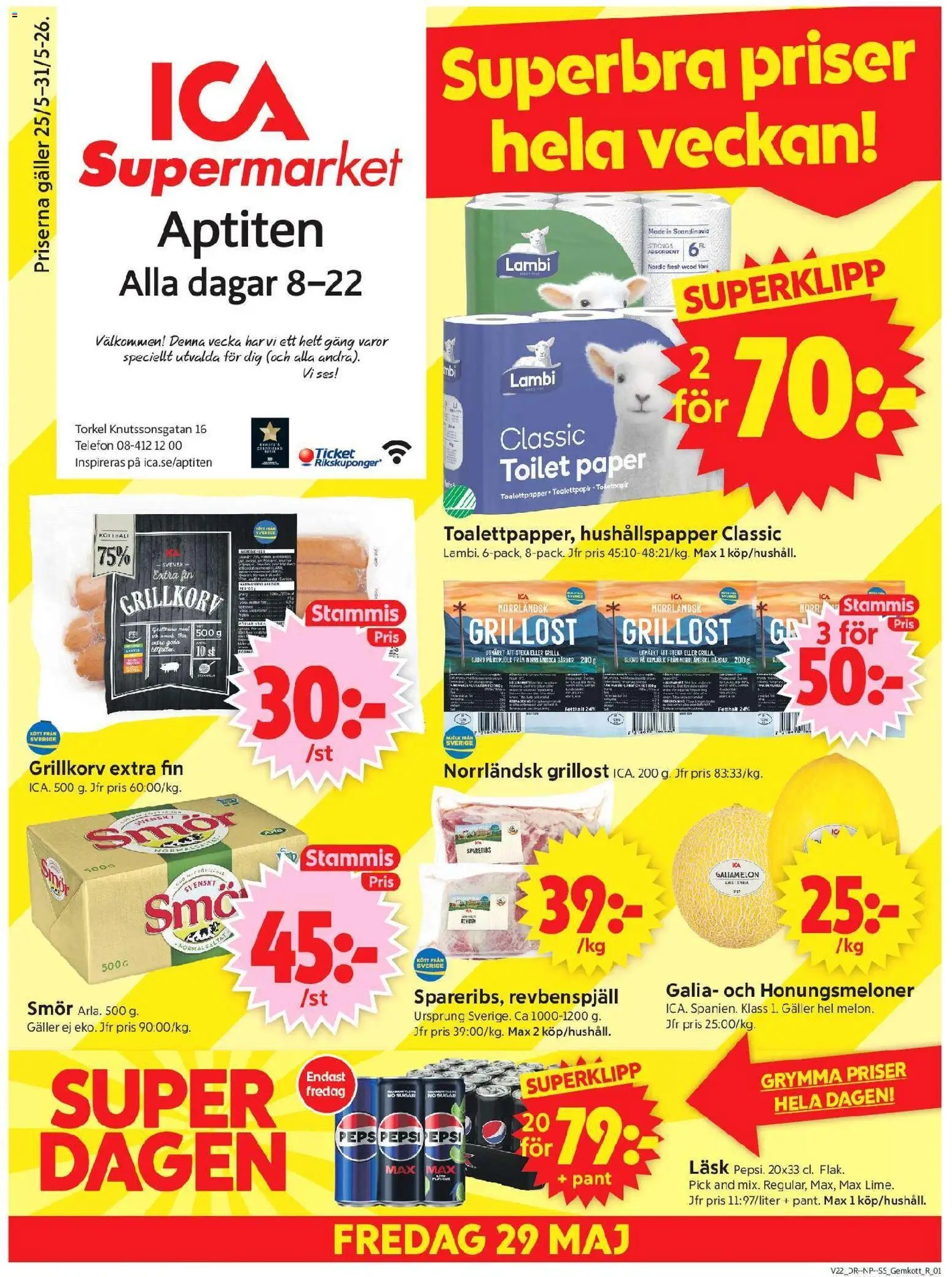 ICA Supermarket erbjudanden