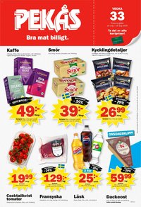 Pekås erbjudanden