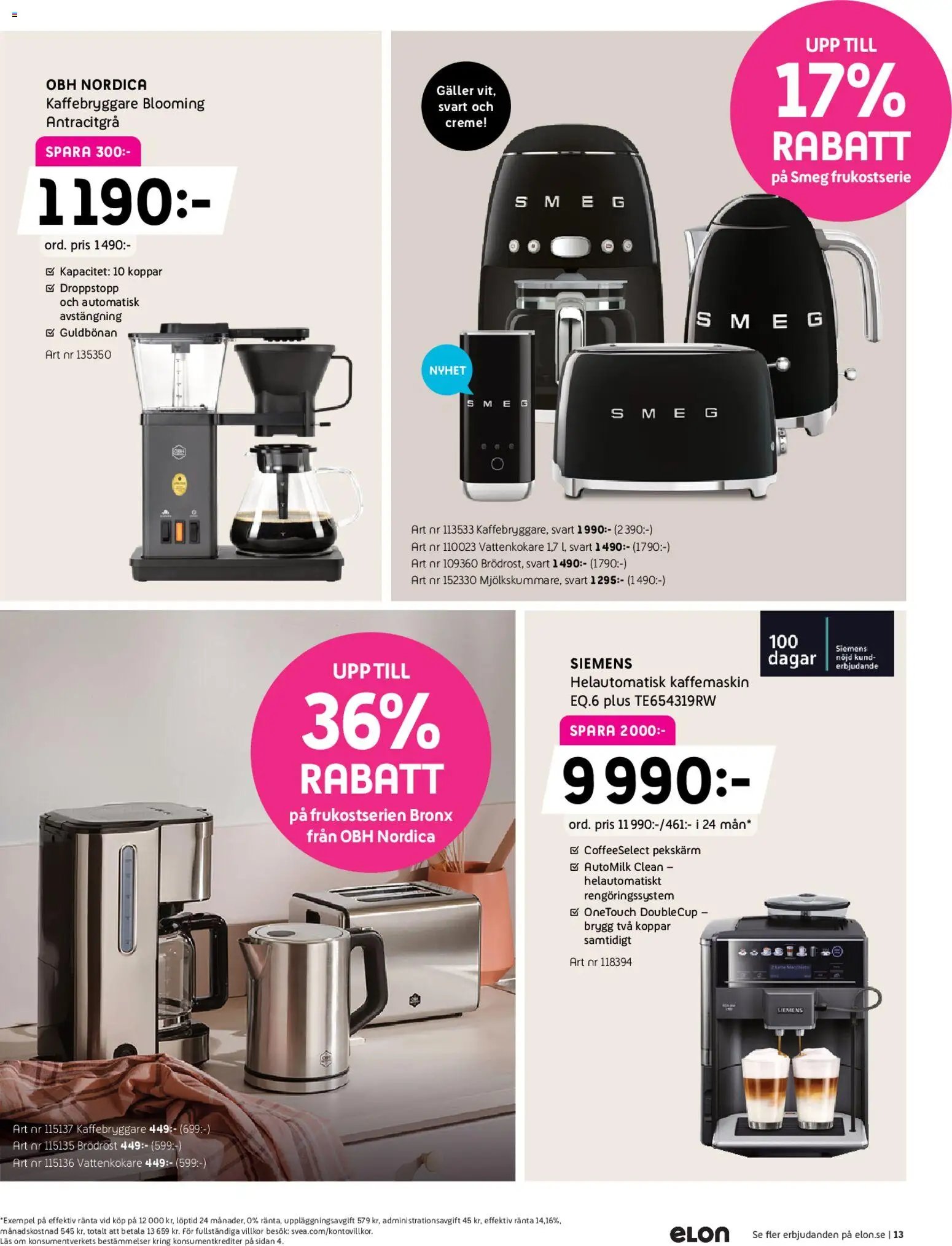 Elon - erbjudanden
