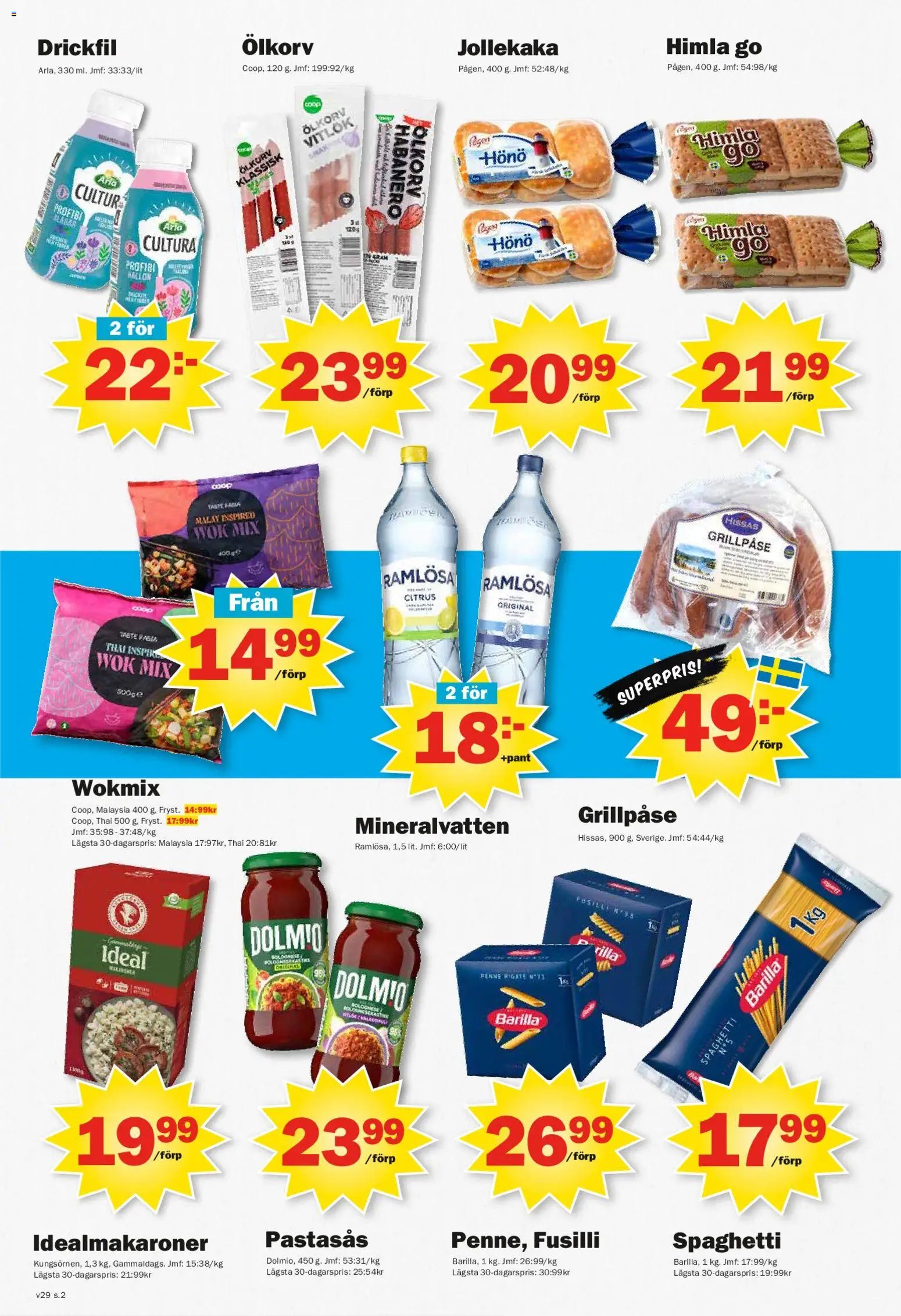 Pekås erbjudanden