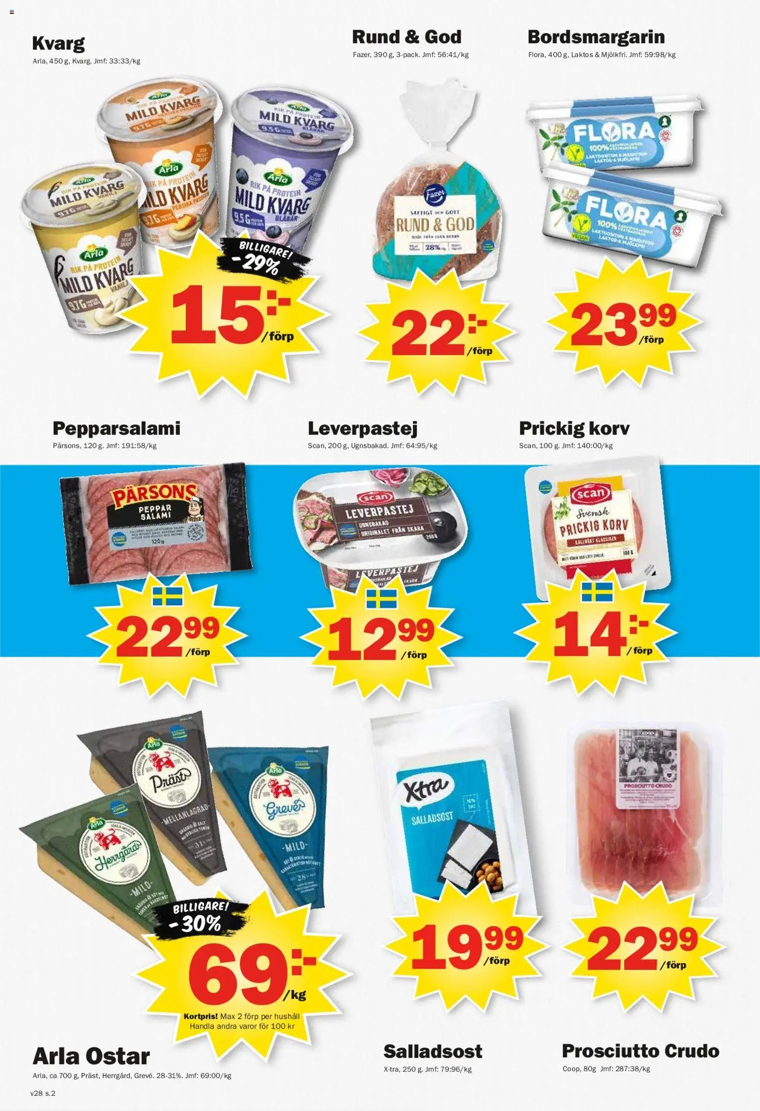 Pekås erbjudanden