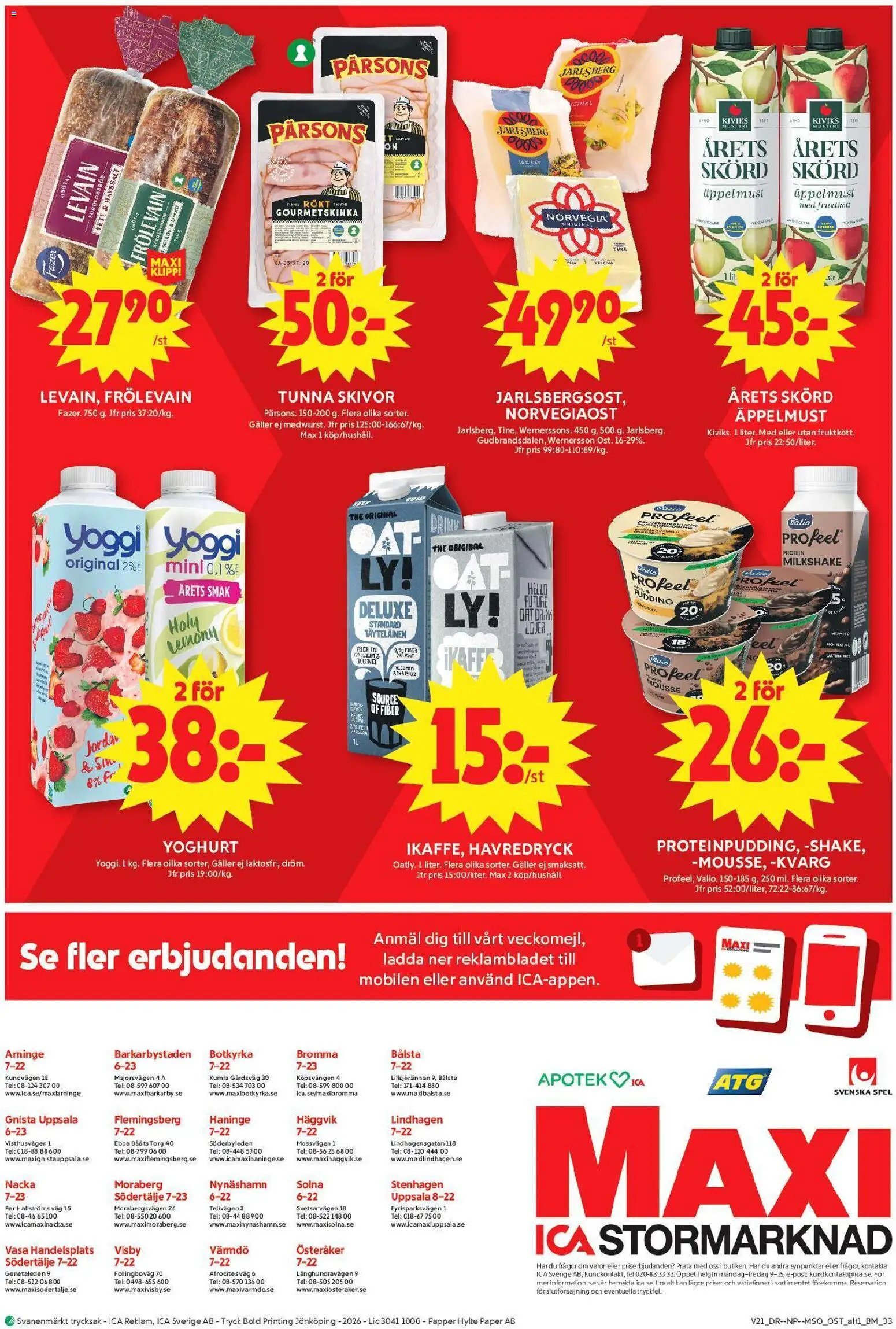 ICA Maxi erbjudanden