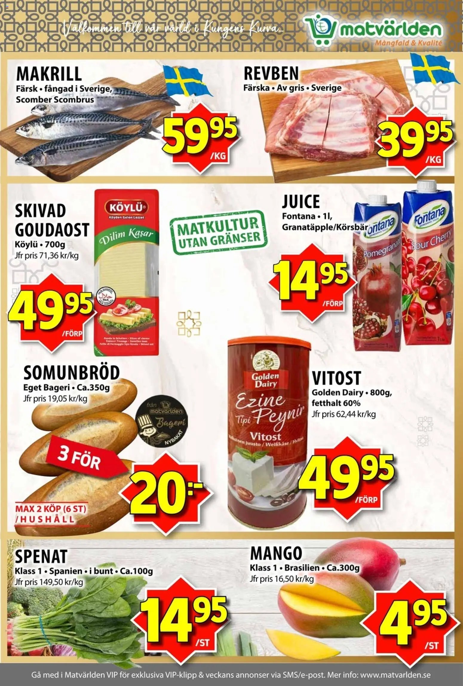 Matvärlden erbjudanden