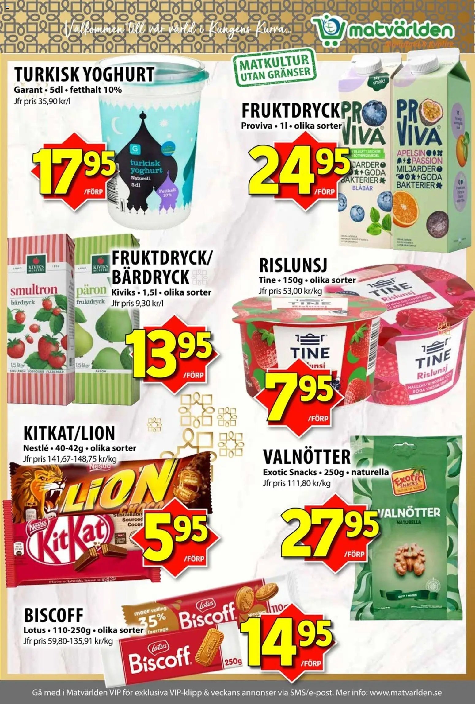 Matvärlden erbjudanden