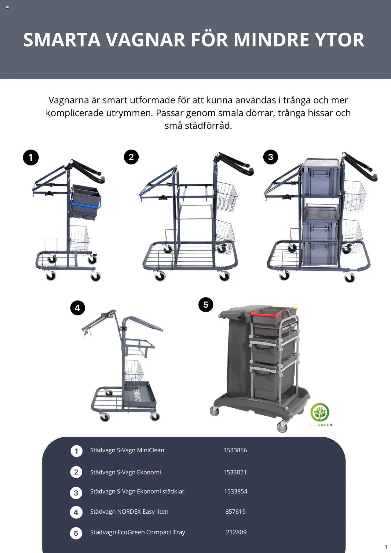 Lyreco - Städvagnsguide 