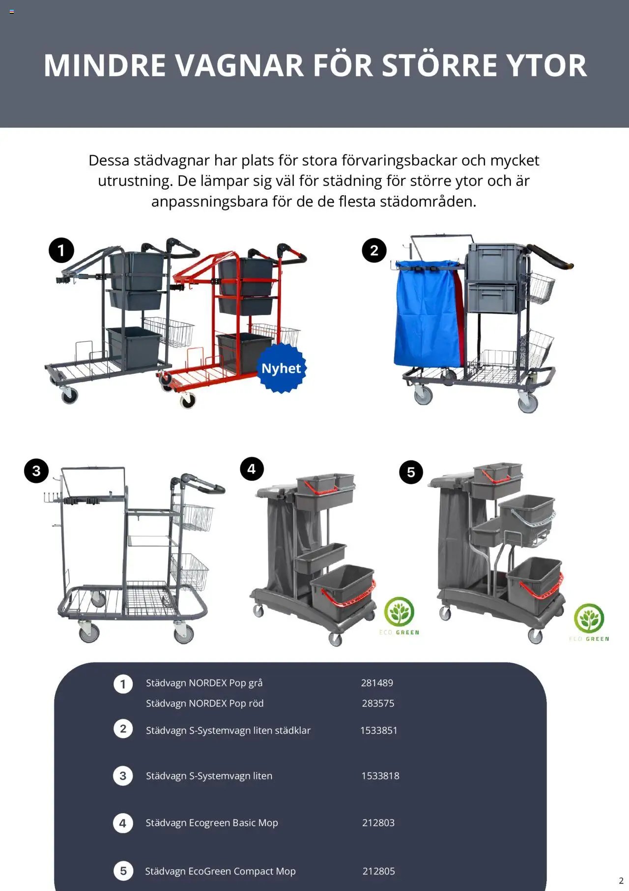 Lyreco - Städvagnsguide 