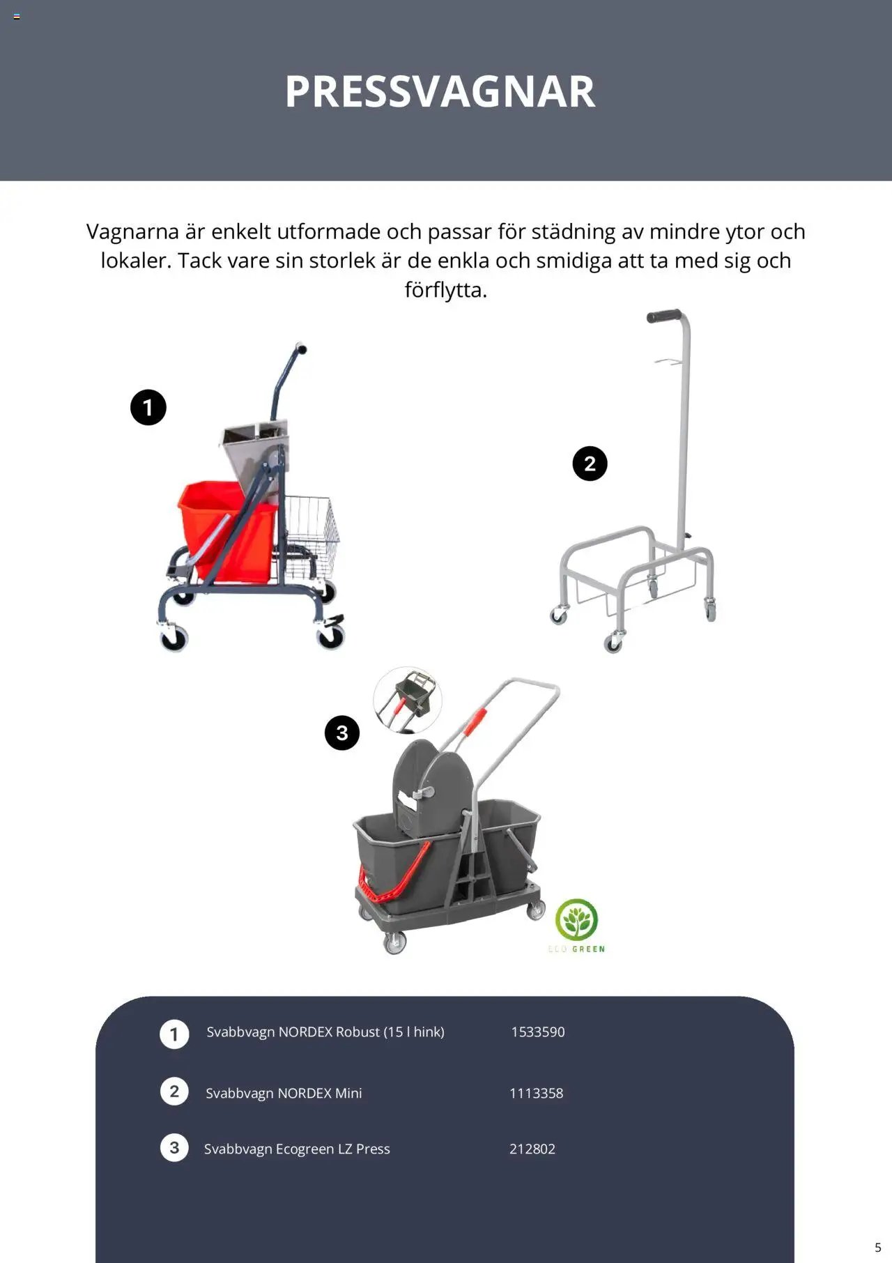 Lyreco - Städvagnsguide 