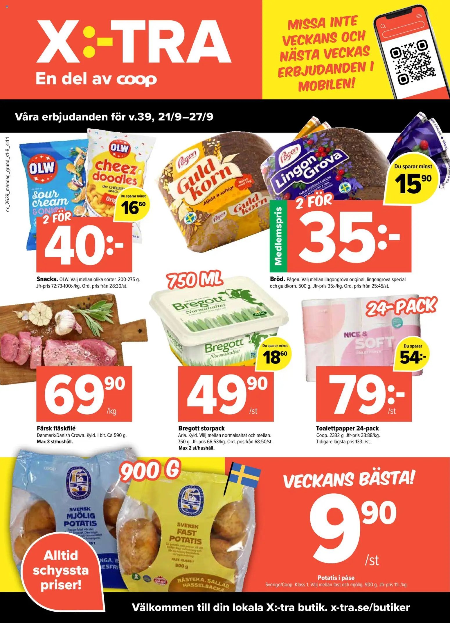 Coop X:-TRA erbjudanden