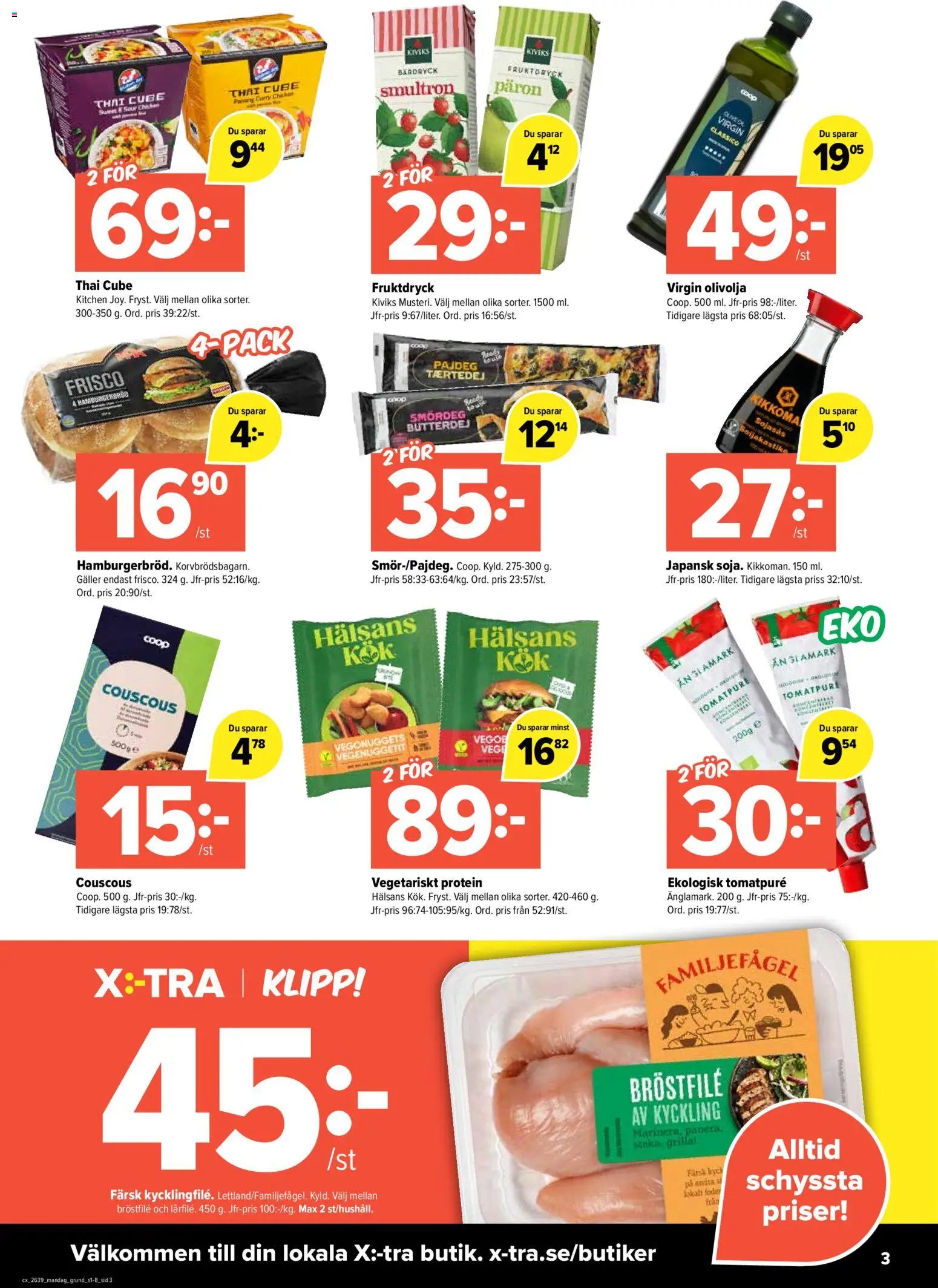Coop X:-TRA erbjudanden