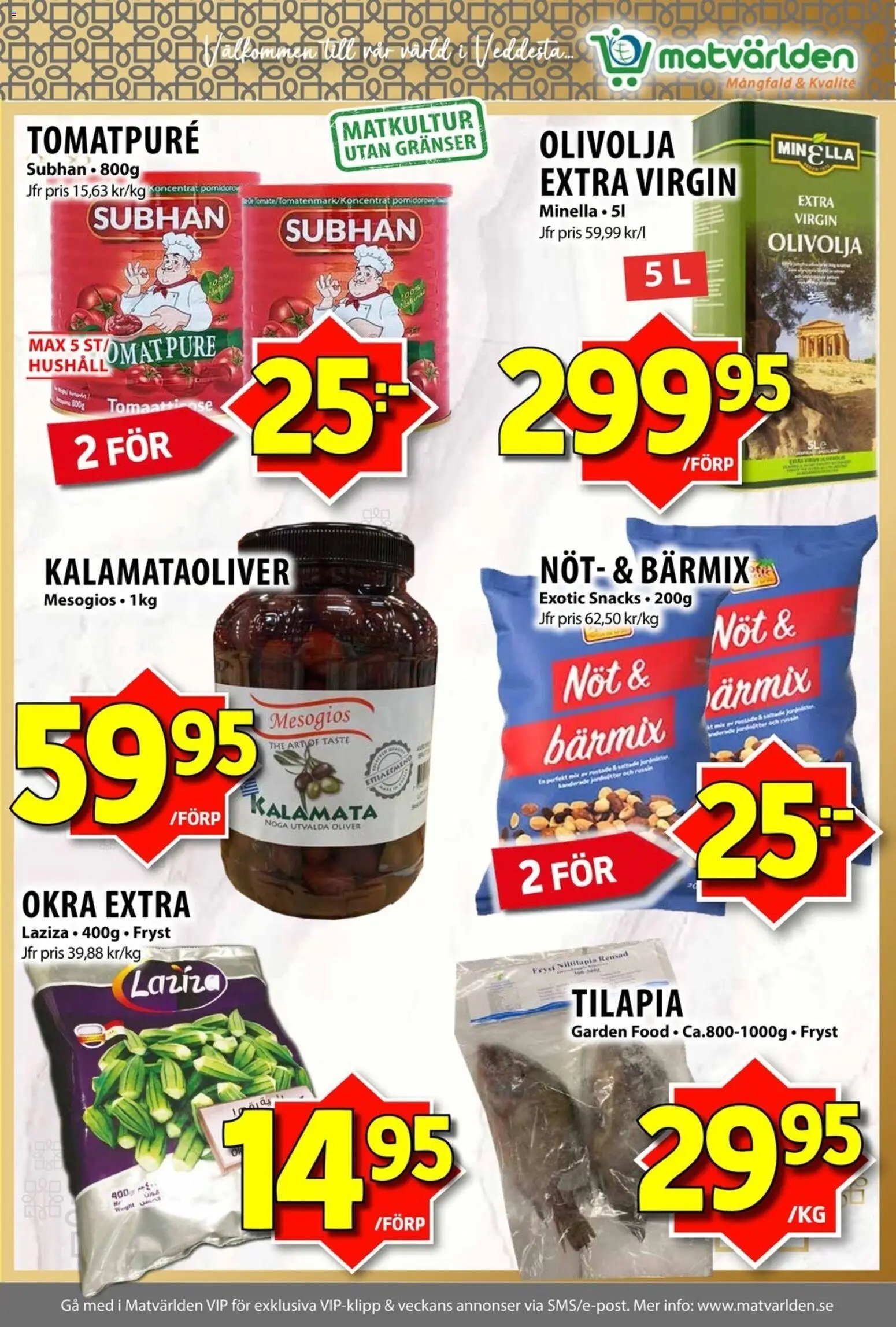 Matvärlden erbjudanden