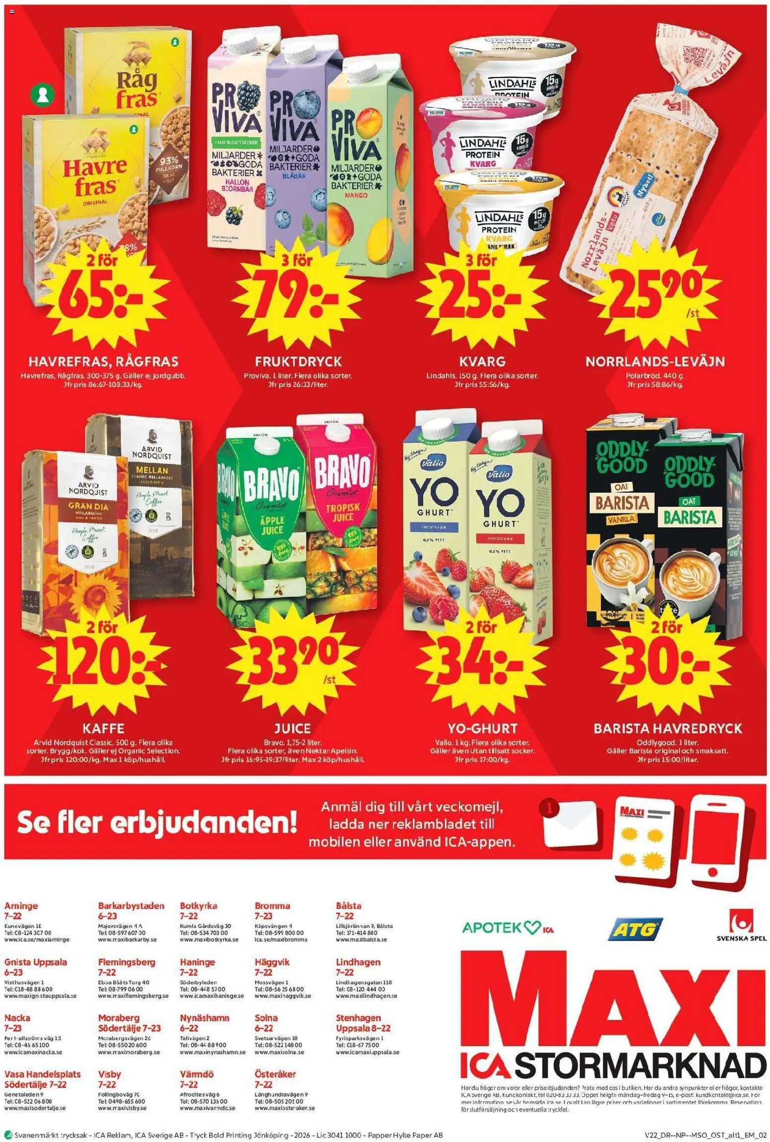 ICA Maxi erbjudanden