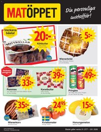 Matöppet erbjudanden