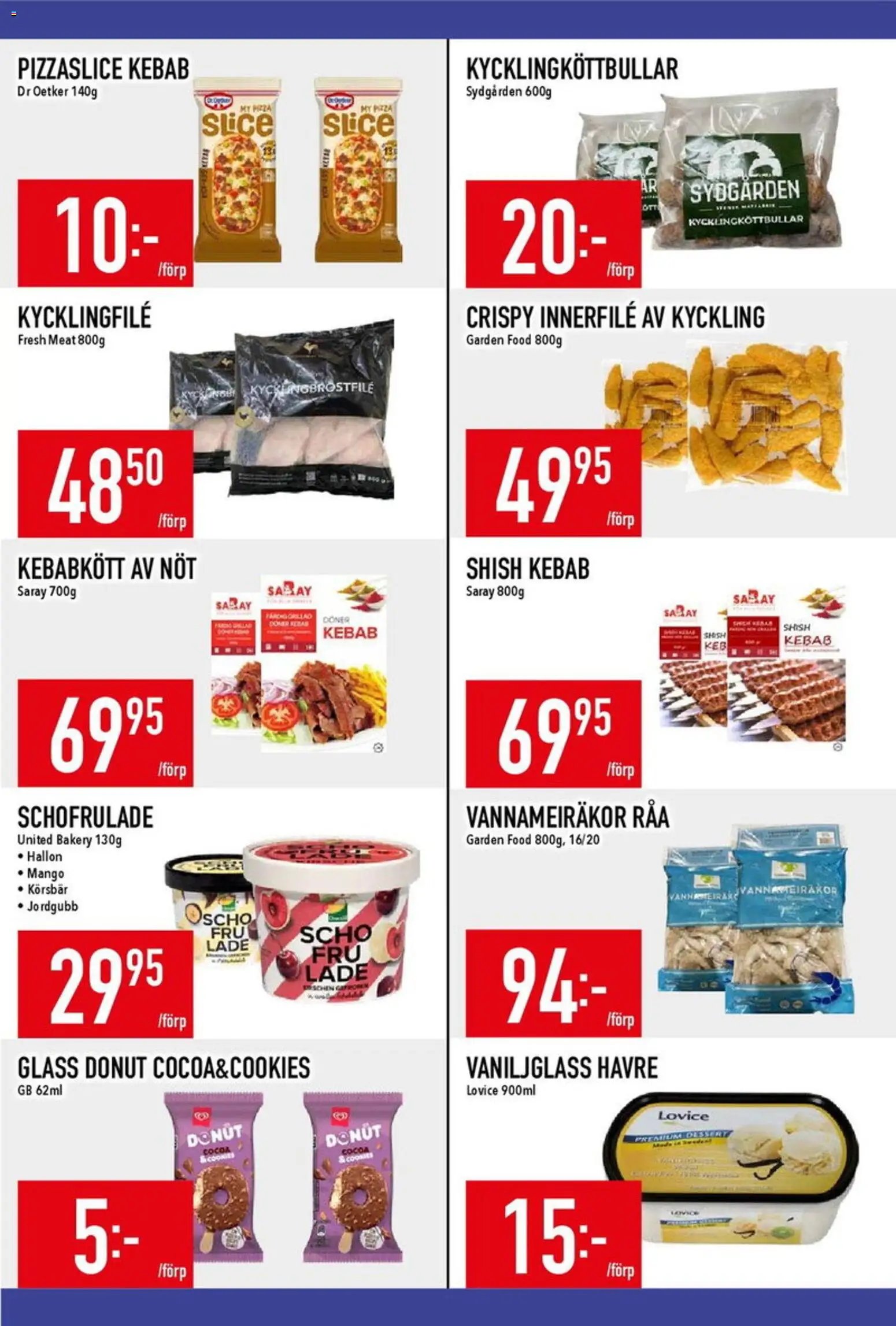 Matdax erbjudanden