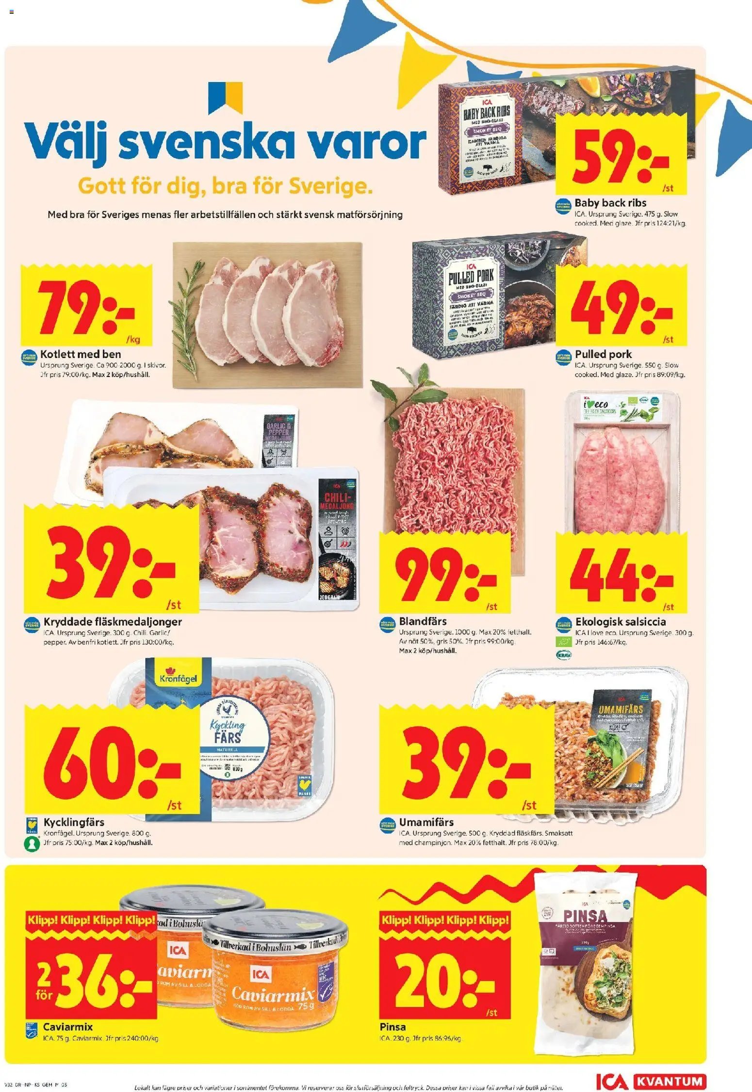 ICA Kvantum erbjudanden