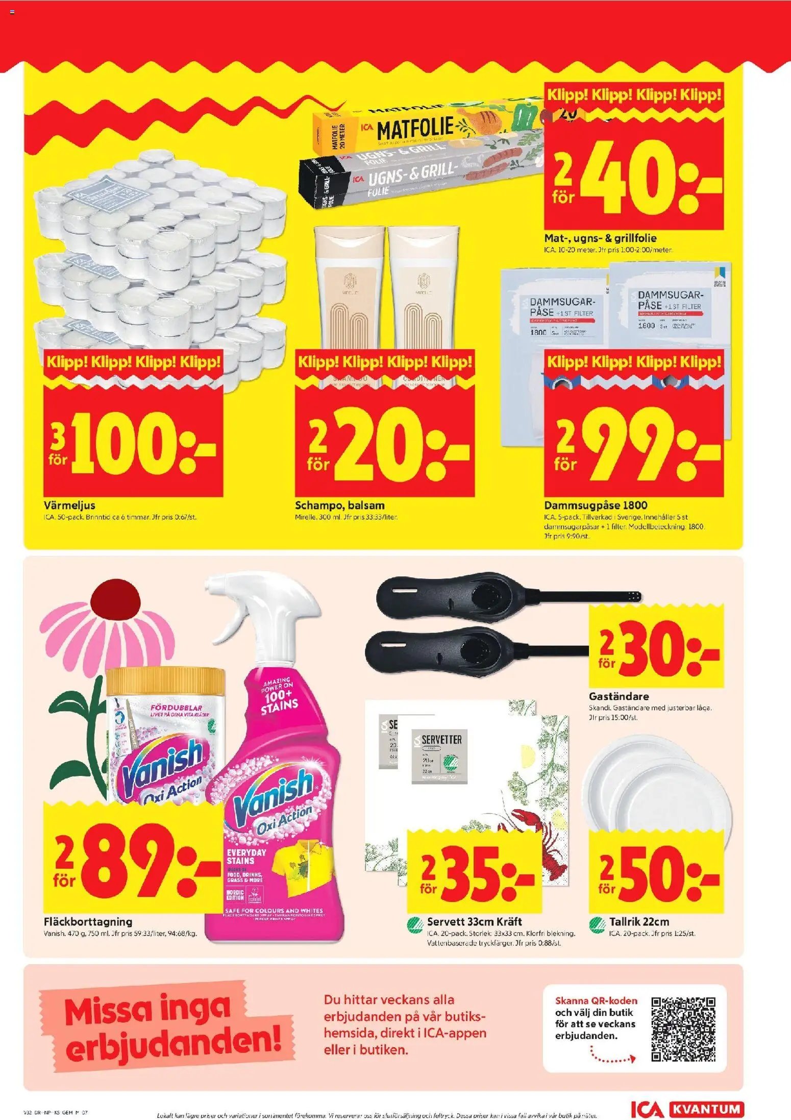 ICA Kvantum erbjudanden