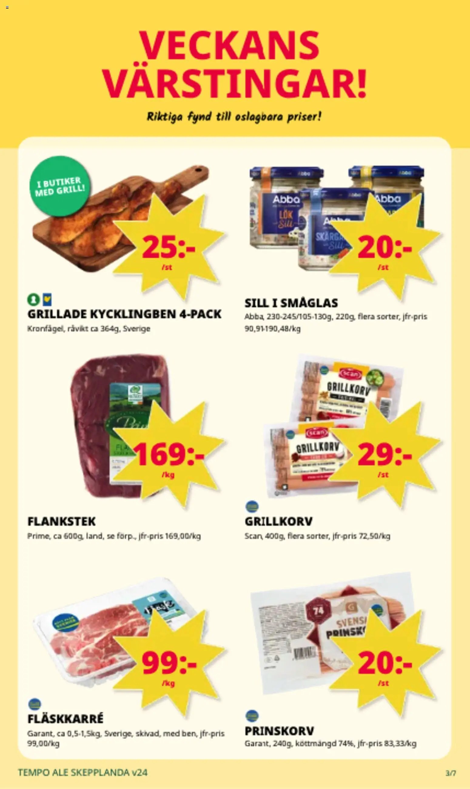 Tempo erbjudanden